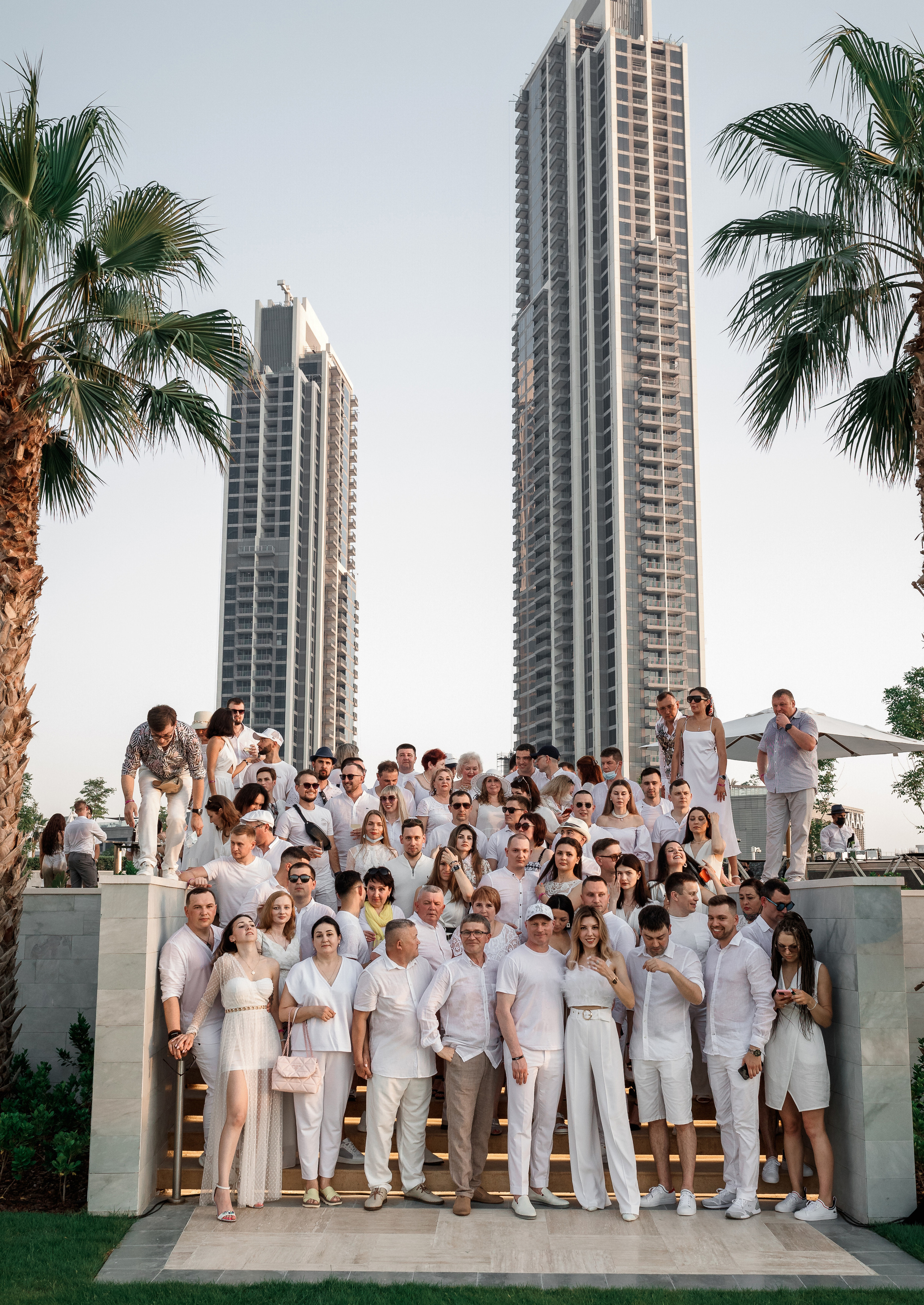 Дубай. Белая вечеринка. Фотограф Олег Сотник