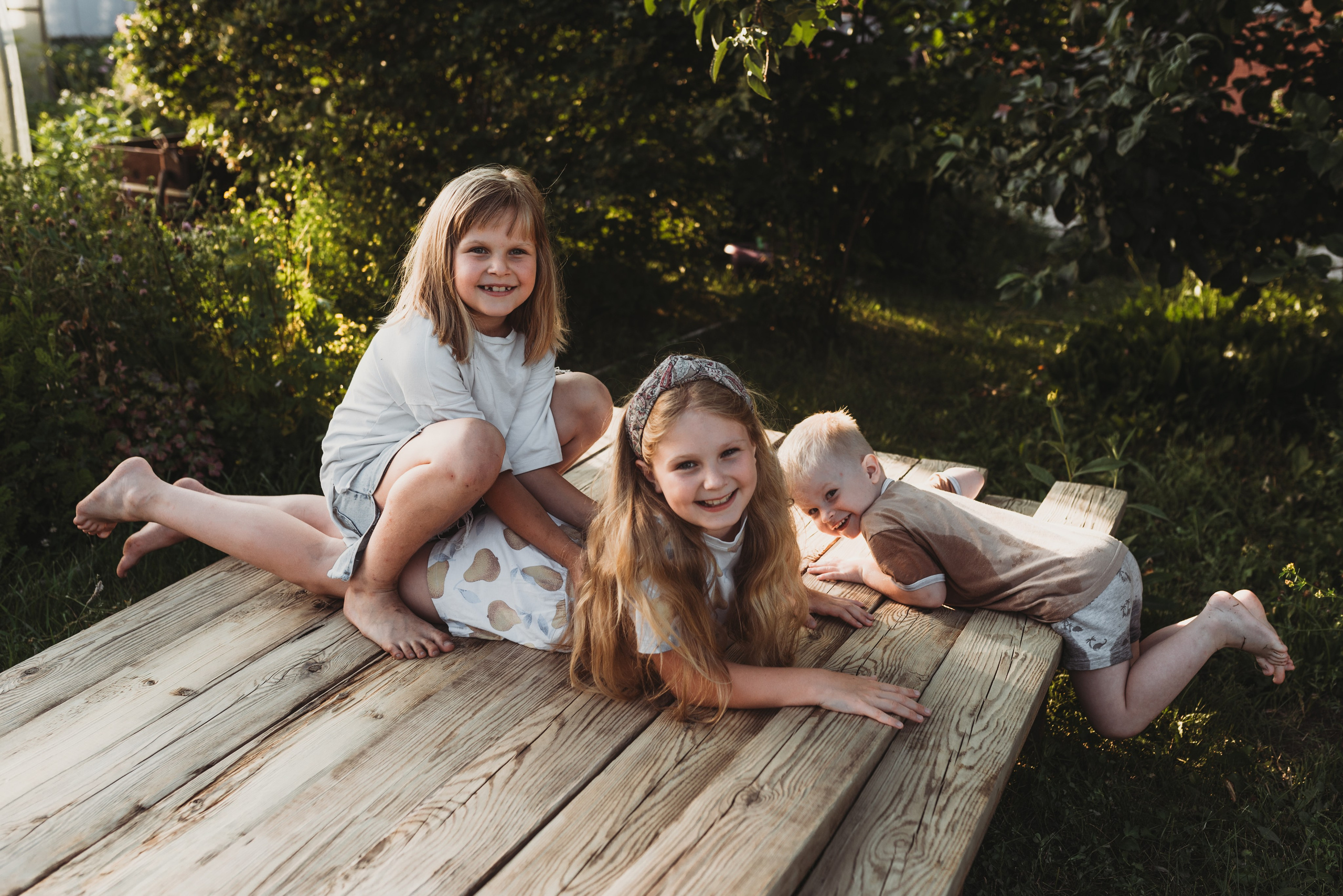 Счастливая пятерка с мамой Аней и папой Кириллом. Семейный и детский фотограф в Новосибирске и Краснообске — Анна Ким