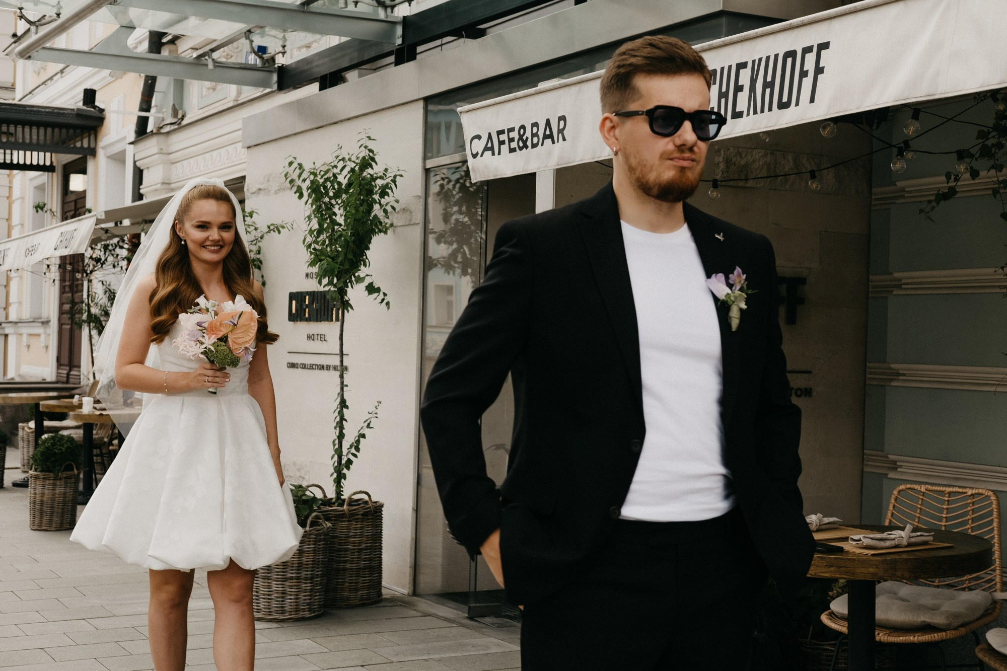 «ты красивый» — «нет, ты!». Свадебный фотограф Александра Тюлякова