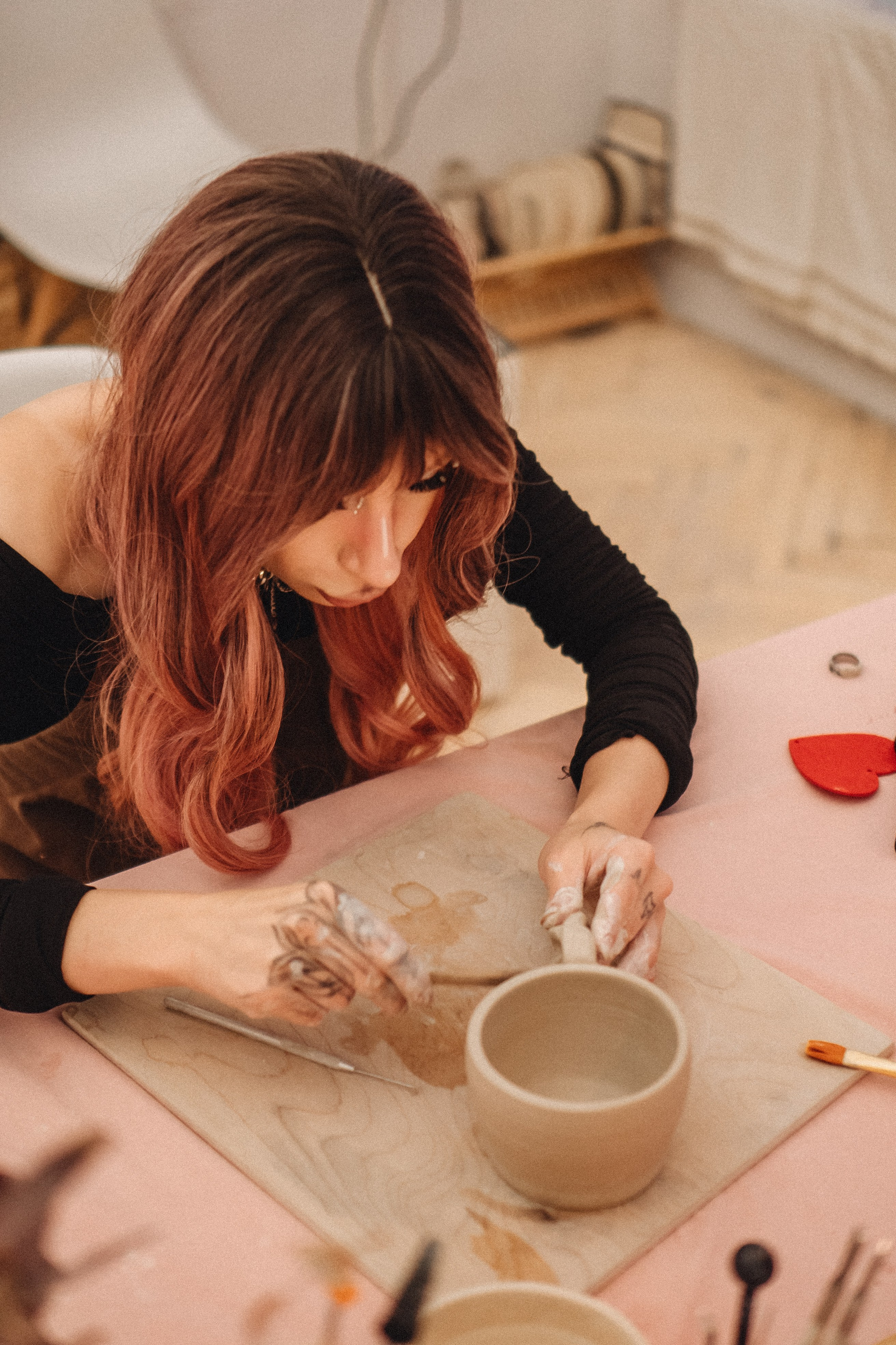 СВИДАНИЕ В ГОНЧАРНОЙ МАСТЕРСКОЙ. Профессиональный фотограф, Санкт-Петербург — Виктория Богомолова