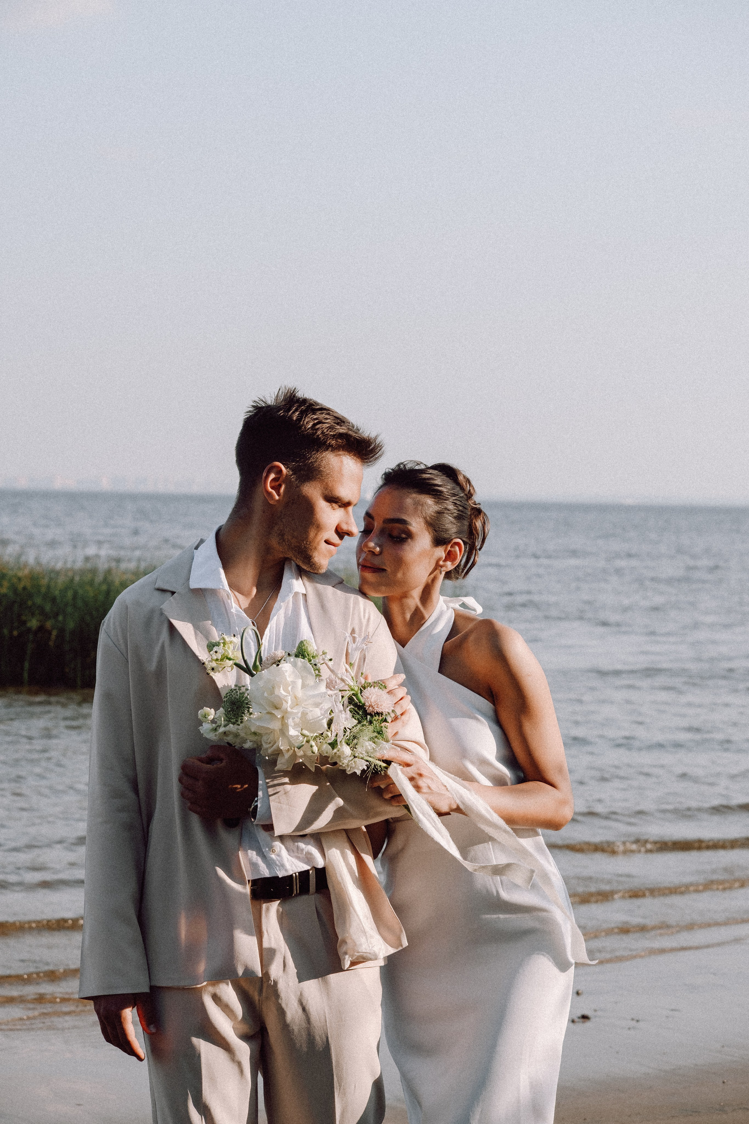 СВАДЕБНАЯ ФОТОСЕССИЯ ВЫЕЗДНОЙ ЦЕРЕМОНИИ (ФИНСКИЙ ЗАЛИВ). Профессиональный фотограф, Санкт-Петербург — Виктория Богомолова