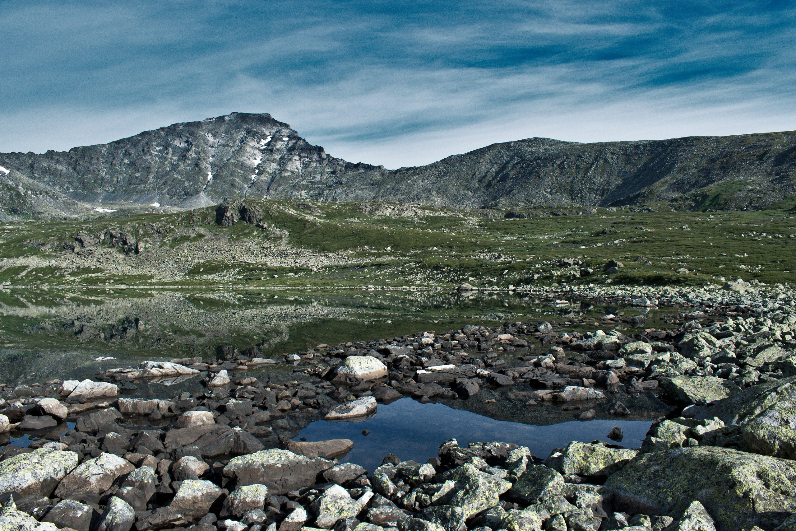 Горное озеро Алла-Аскыр Алтай