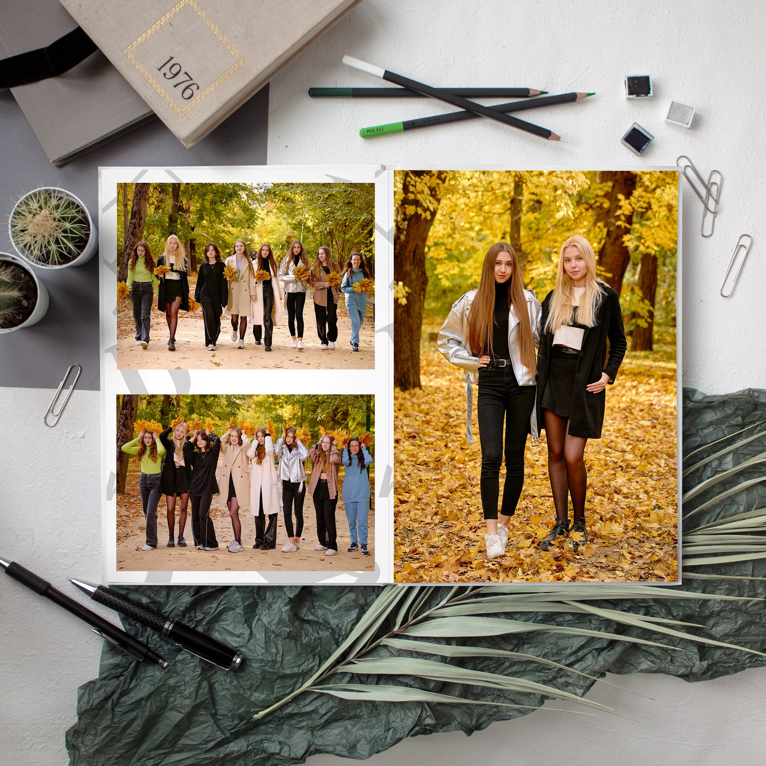 Выпускной Альбом Таганрог 10 разворотов. Фотограф Выпускные альбомы Таганрог Сергей Коробченко