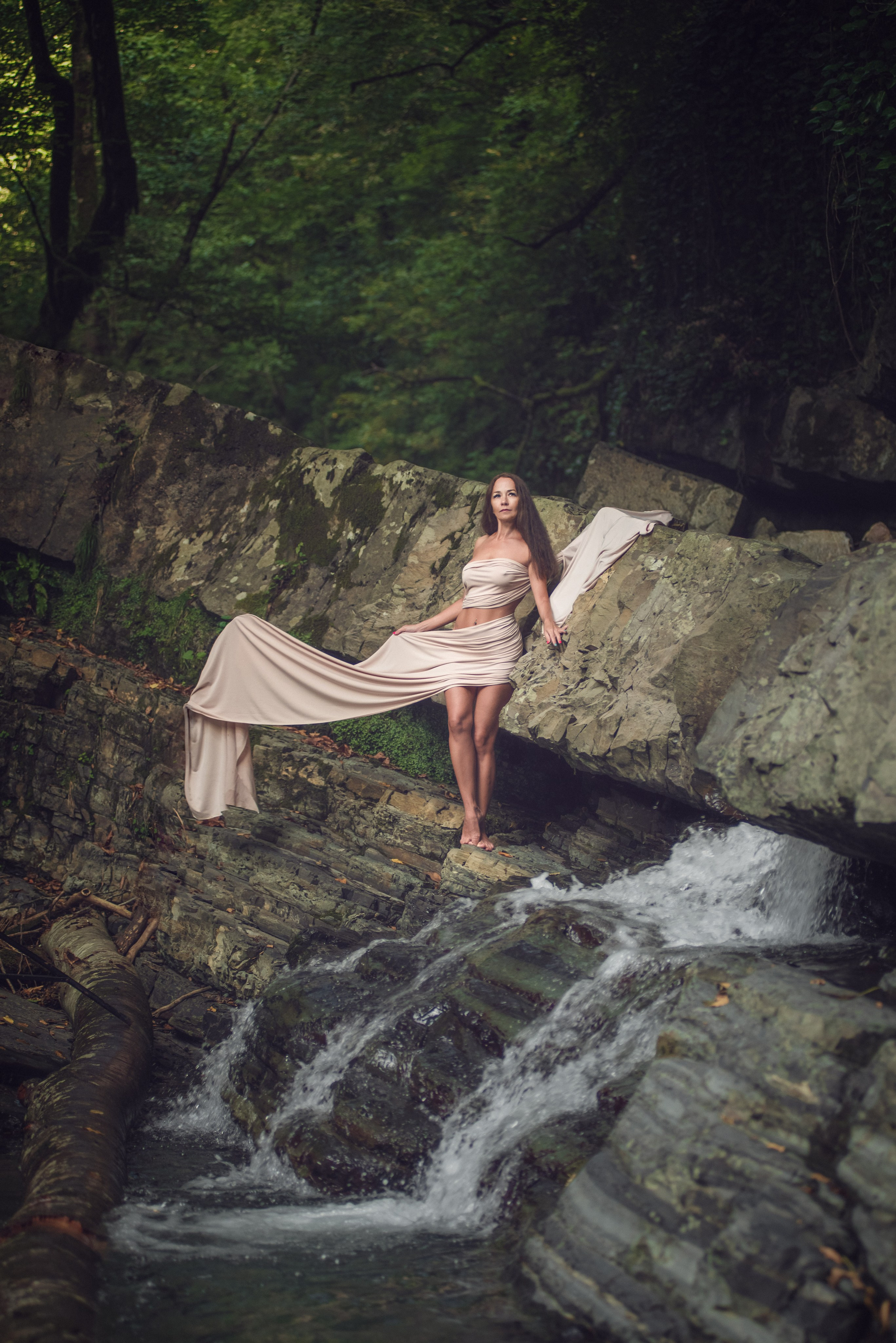 Водопадная история с Ульяной. Фотограф в Сочи Сергей Чекалин