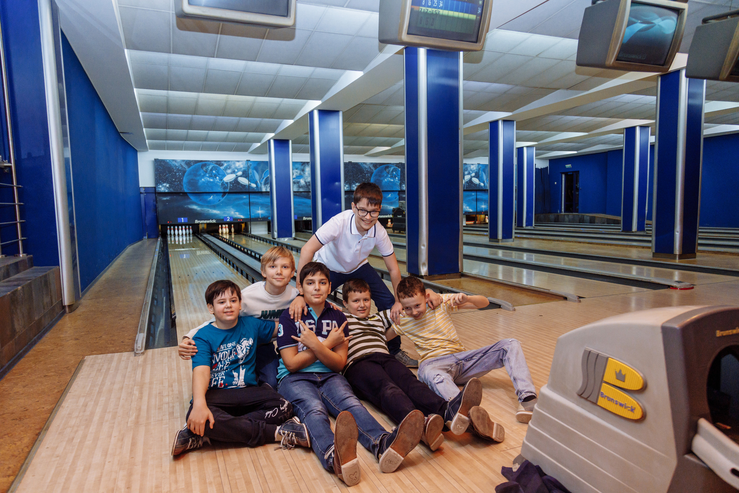 День рождения в боулинге. Фотограф, видеограф