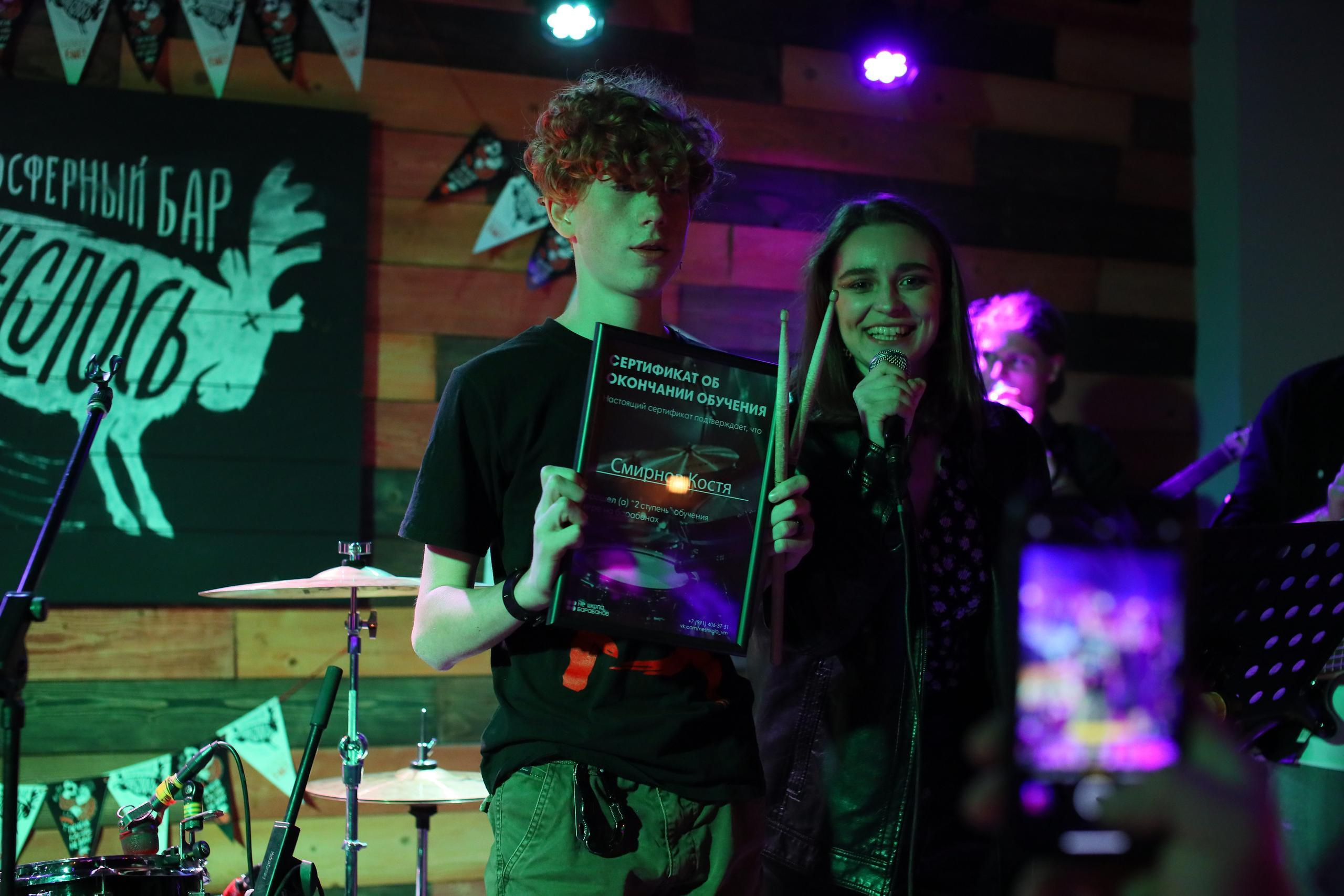 Отчётный концерт «Нешкола барабанов». Фотограф, видеограф