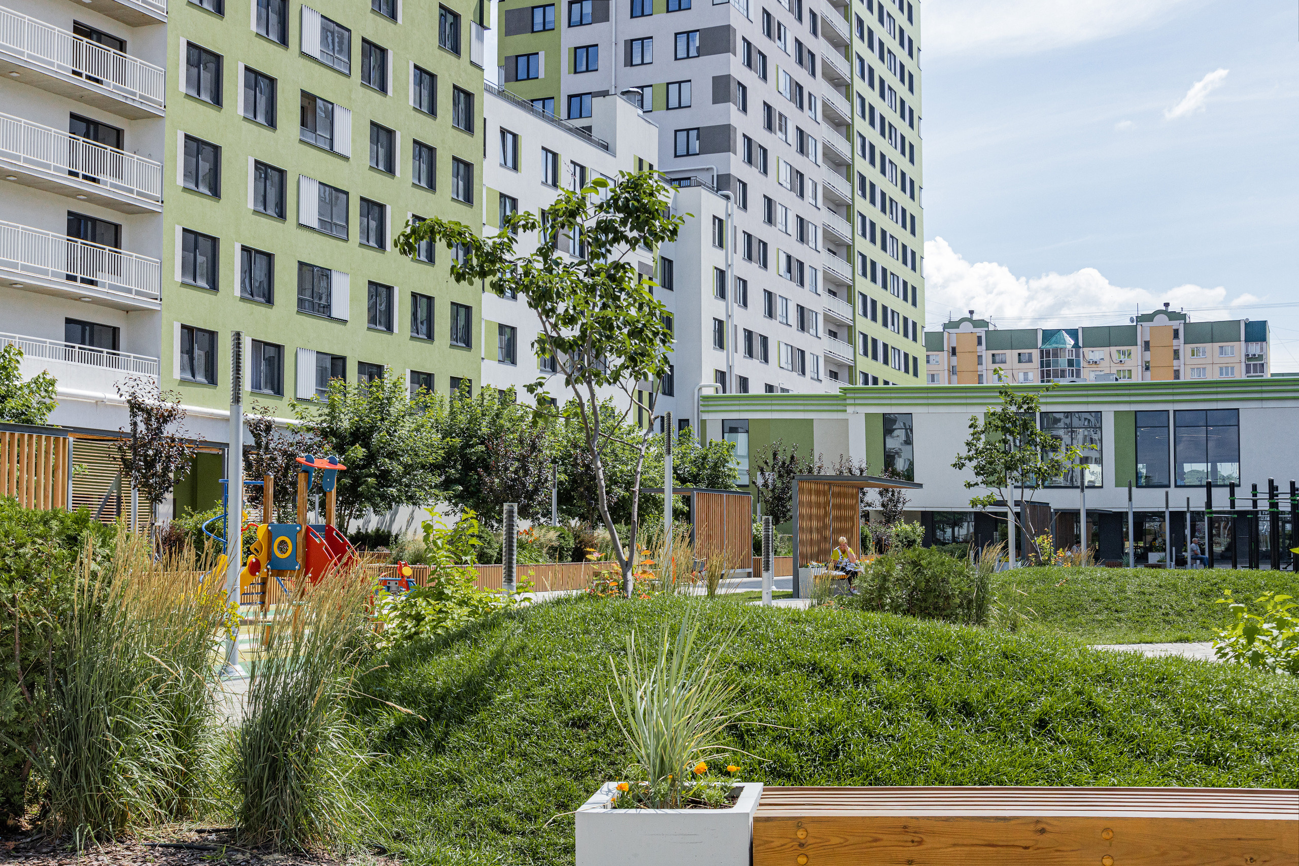 ЖК 5 Столиц, ландшафтный дизайн. Фотограф, видеограф