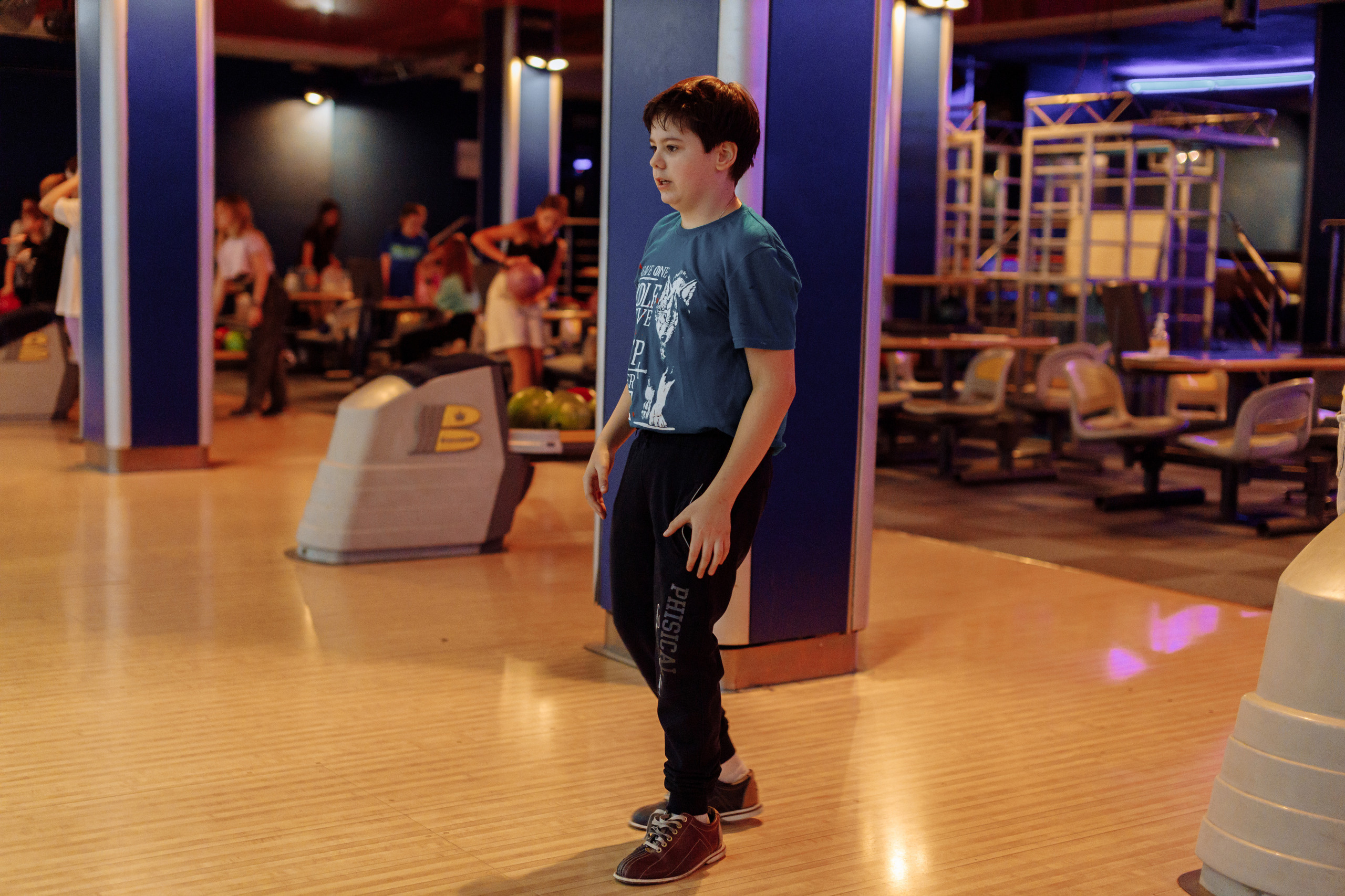 День рождения в боулинге. Фотограф, видеограф