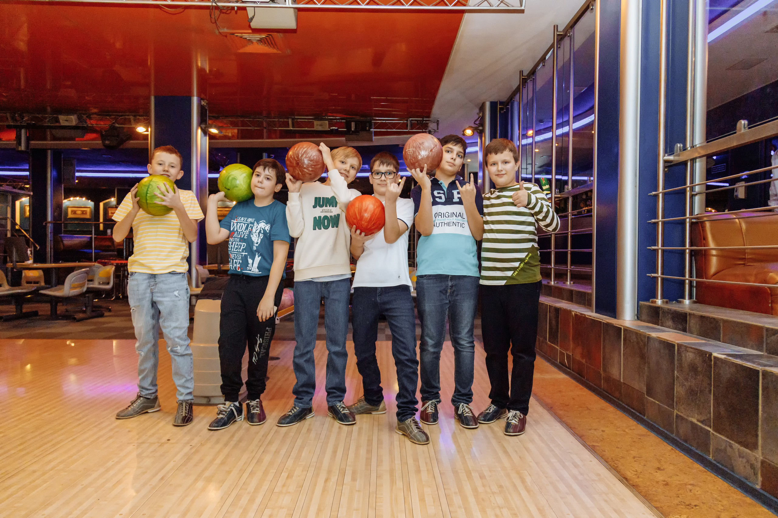 День рождения в боулинге. Фотограф, видеограф