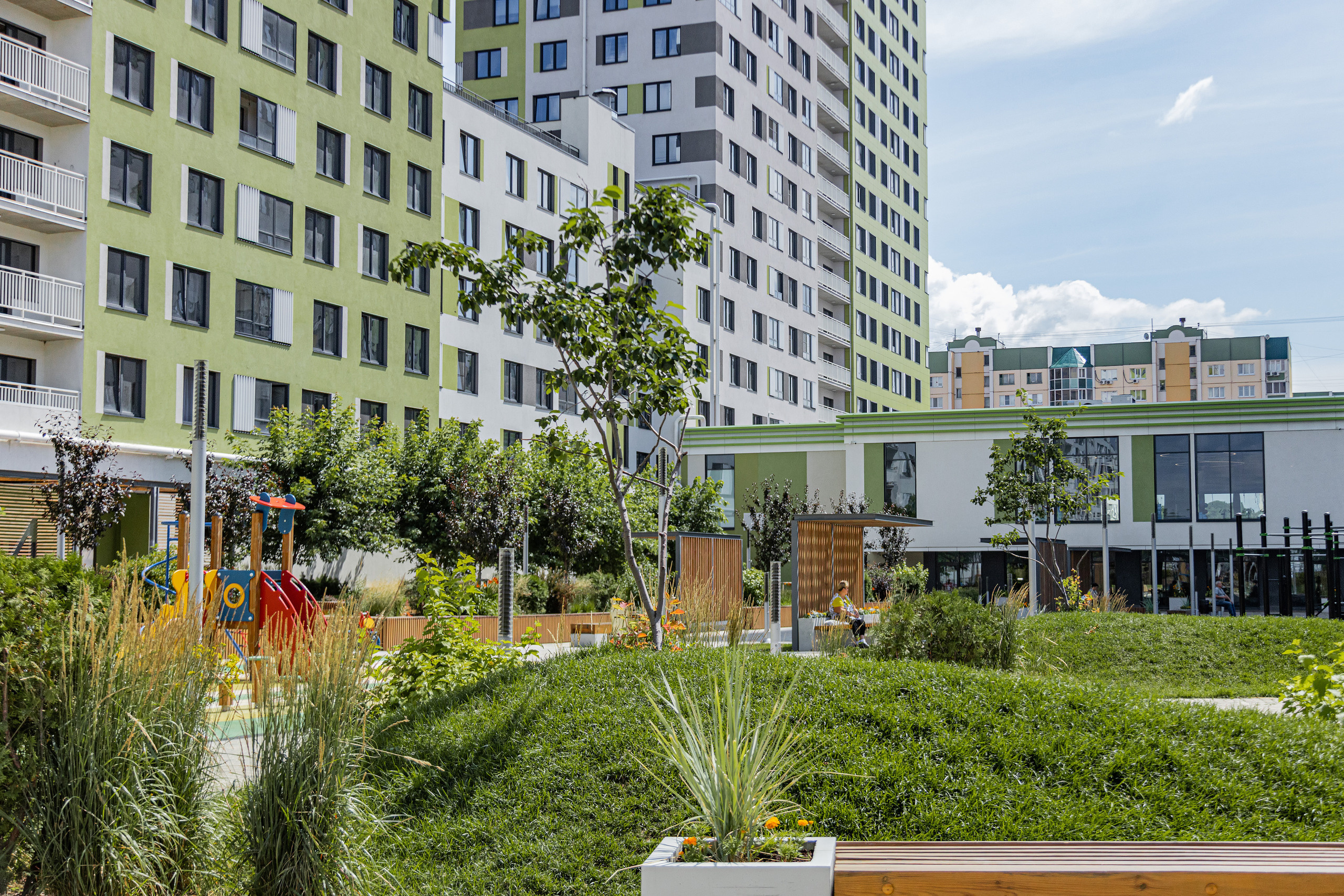 ЖК 5 Столиц, ландшафтный дизайн. Фотограф, видеограф