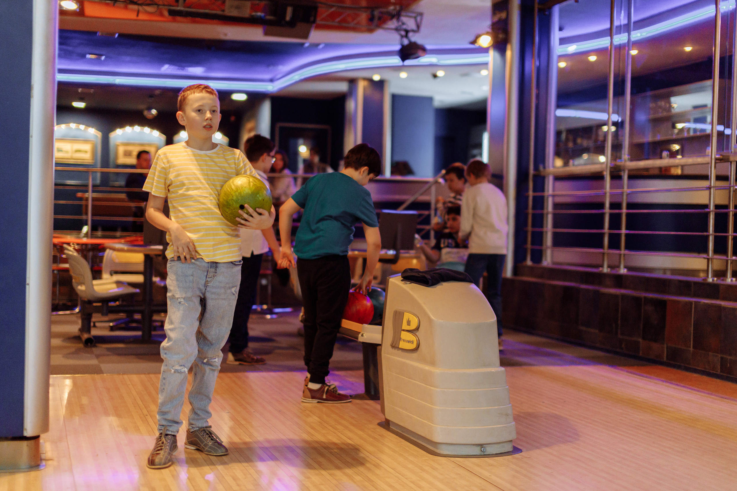 День рождения в боулинге. Фотограф, видеограф