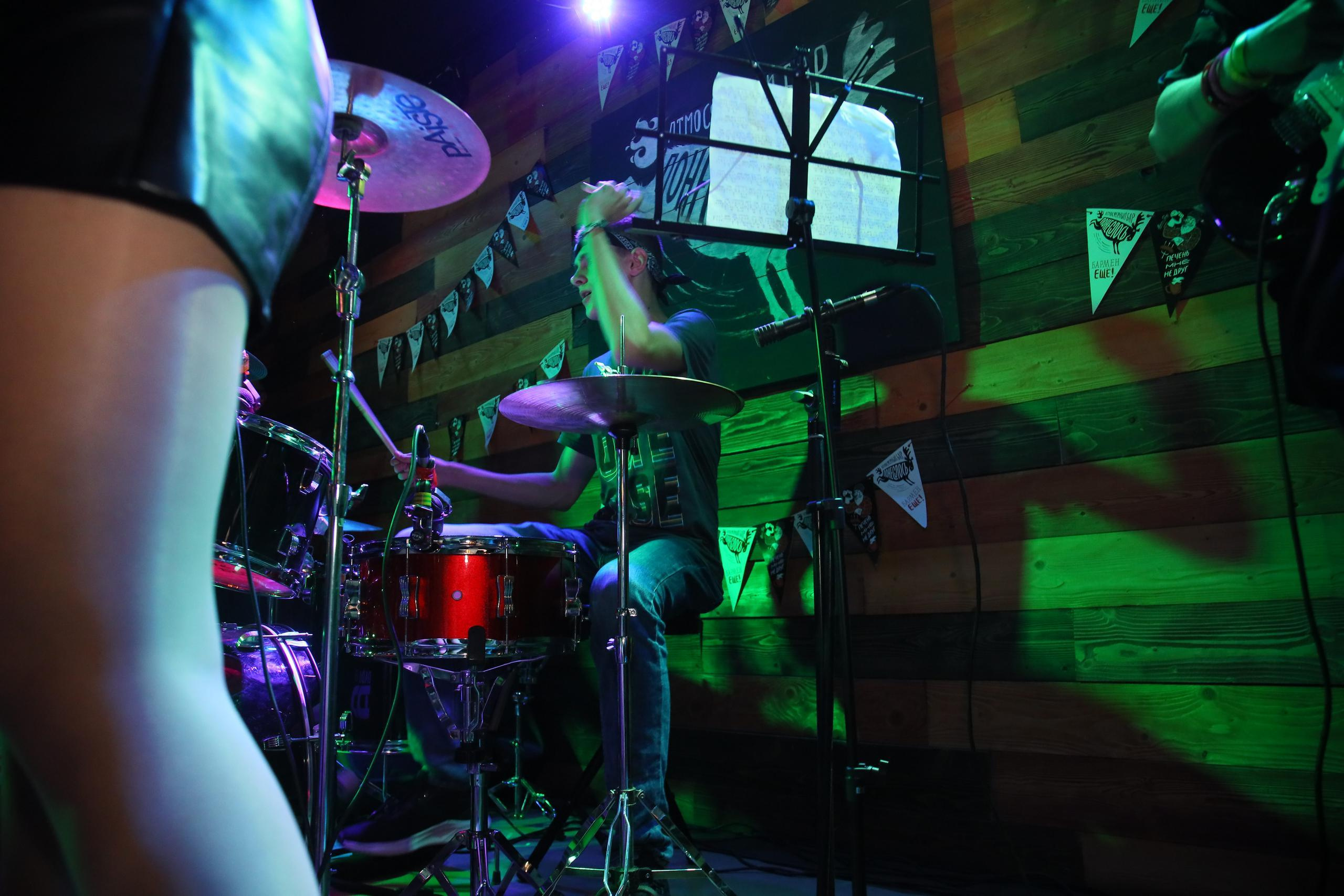 Отчётный концерт «Нешкола барабанов». Фотограф, видеограф