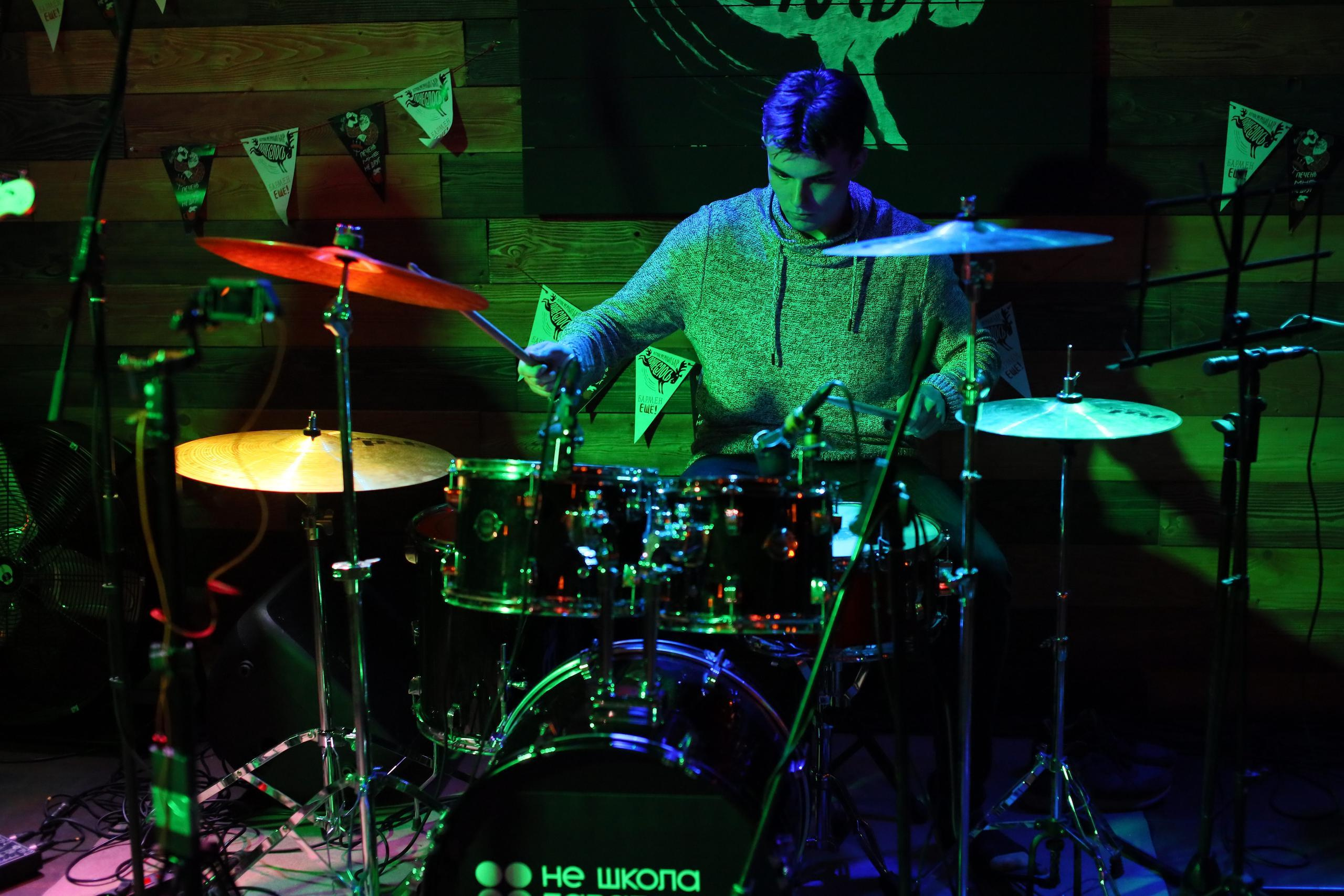 Отчётный концерт «Нешкола барабанов». Фотограф, видеограф