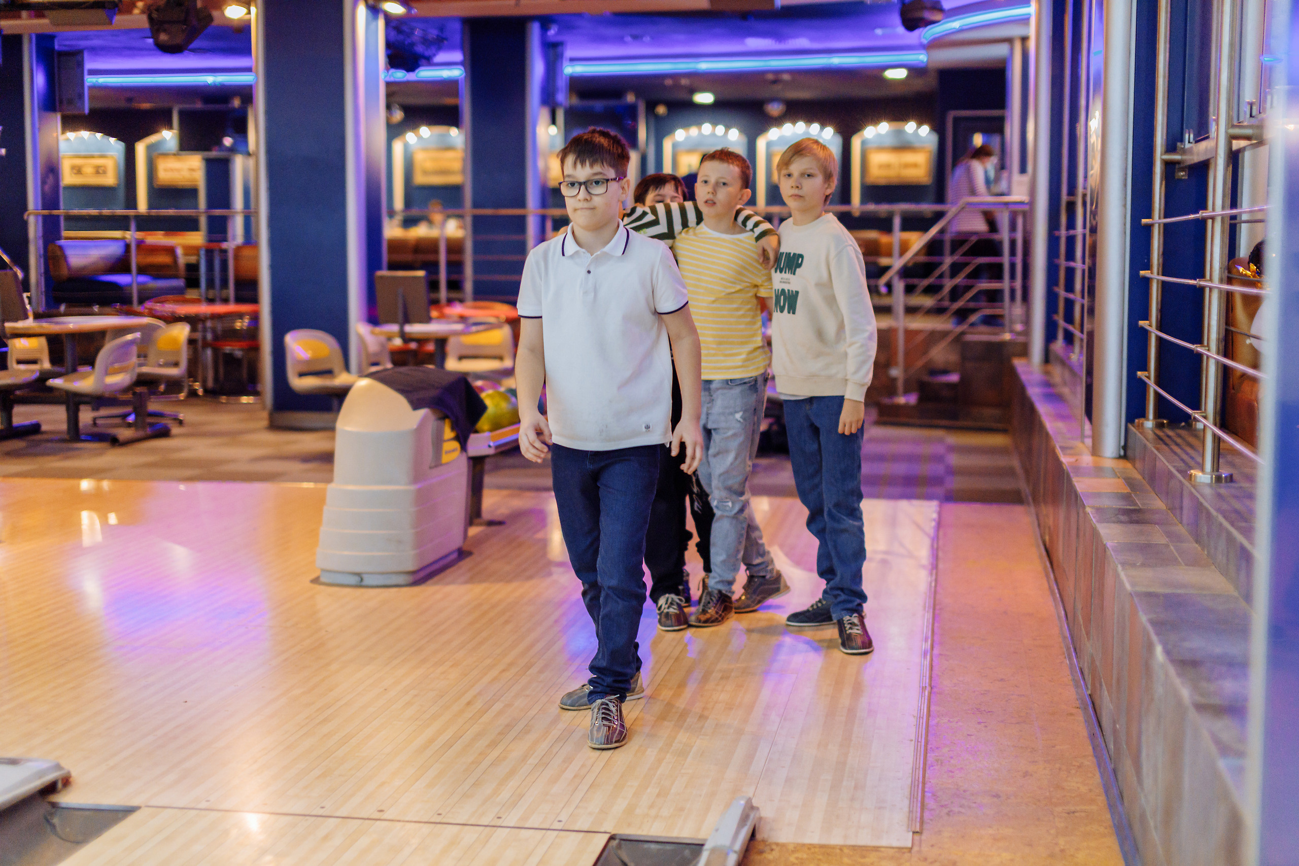 День рождения в боулинге. Фотограф, видеограф