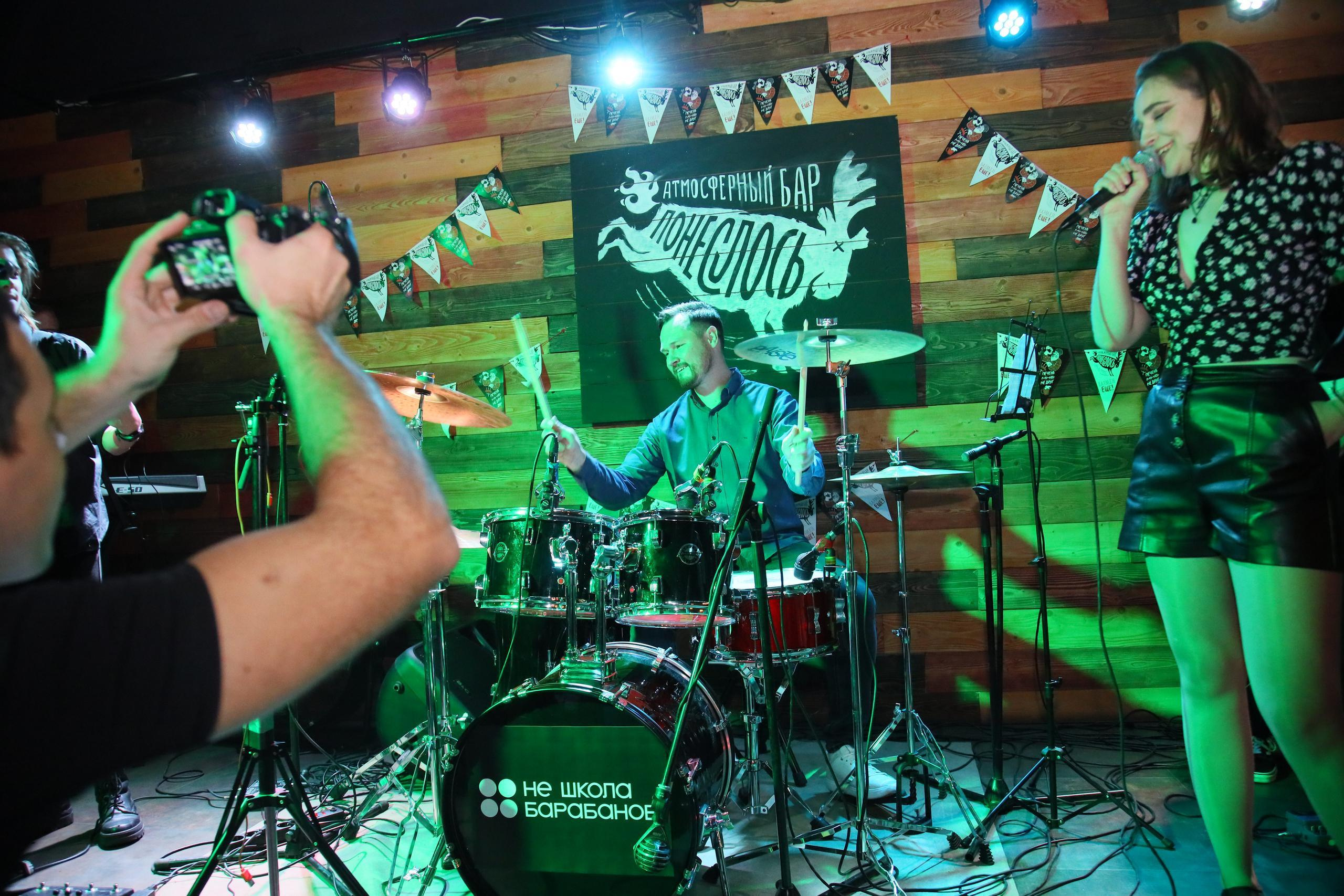 Отчётный концерт «Нешкола барабанов». Фотограф, видеограф