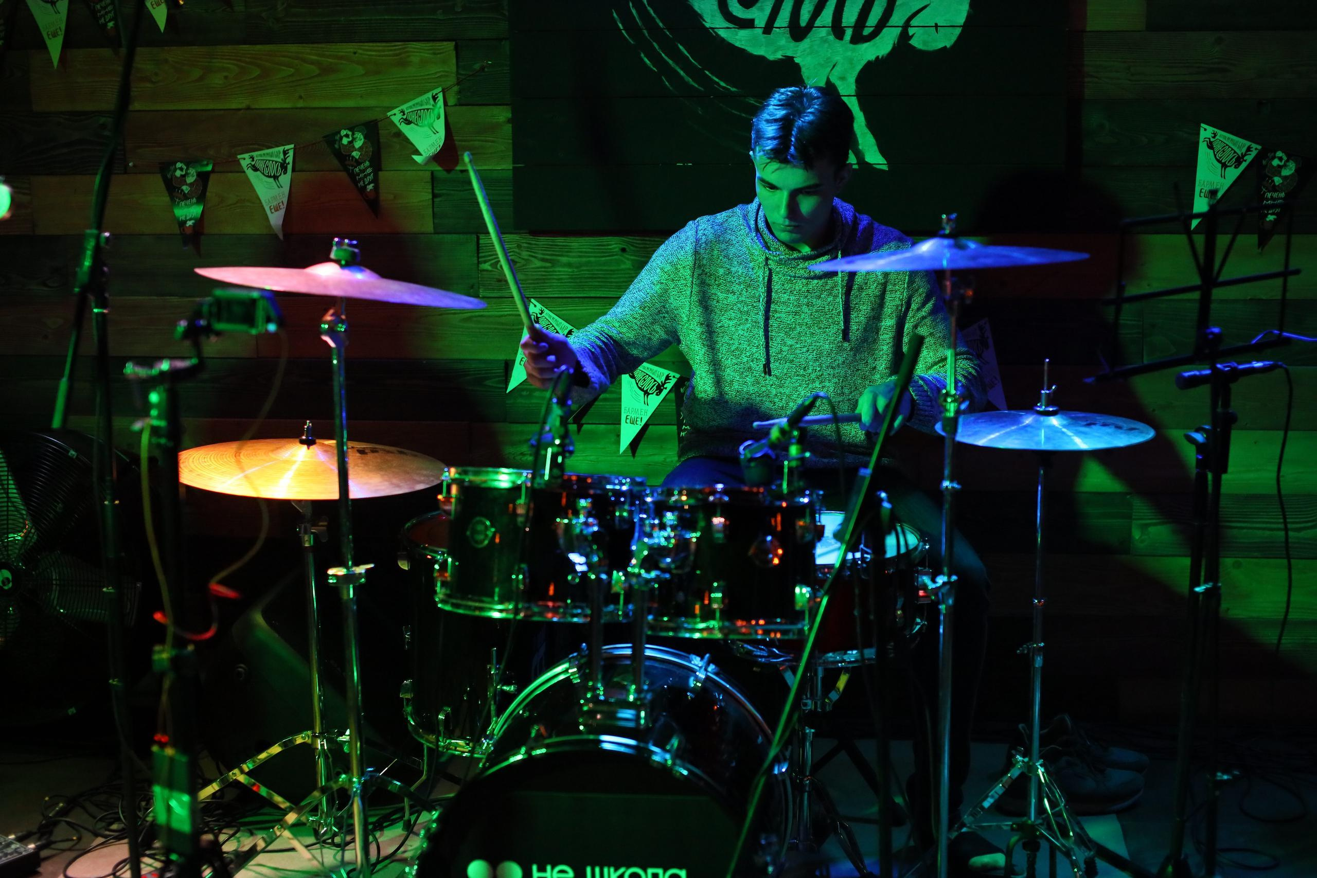 Отчётный концерт «Нешкола барабанов». Фотограф, видеограф