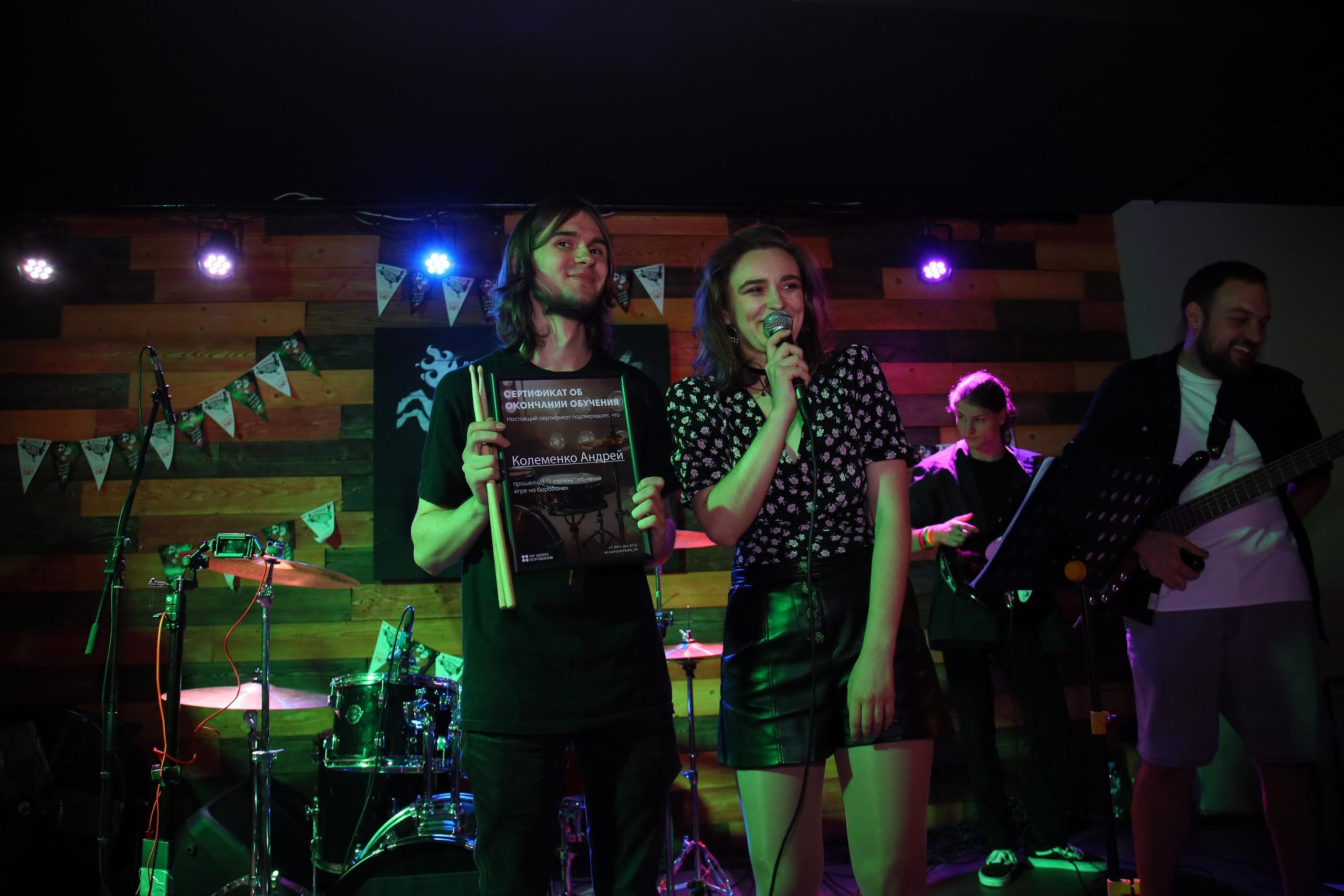 Отчётный концерт «Нешкола барабанов». Фотограф, видеограф