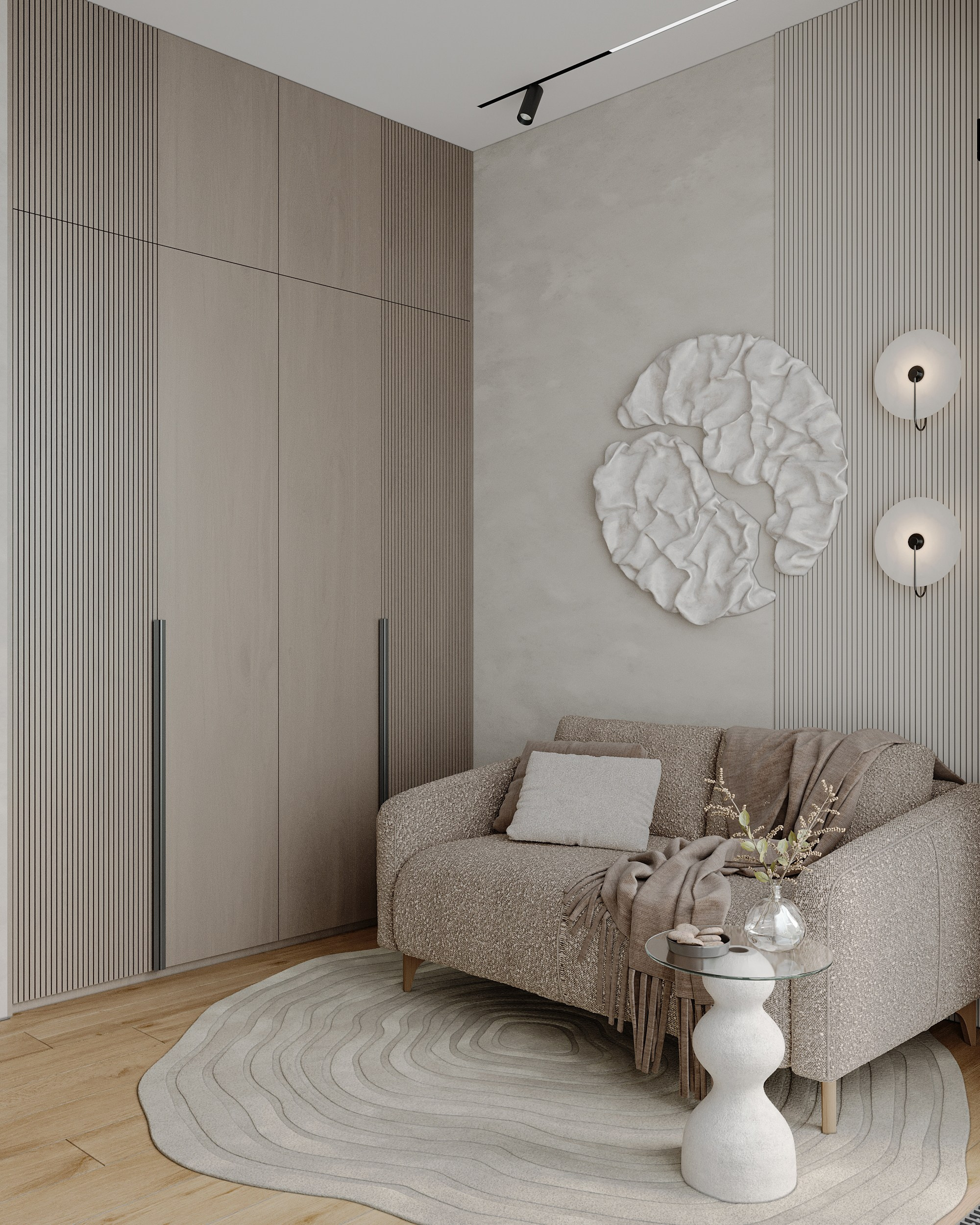 Визуализация загородного дома (интерьерная). Королёва Анастасия | 3D визуализатор