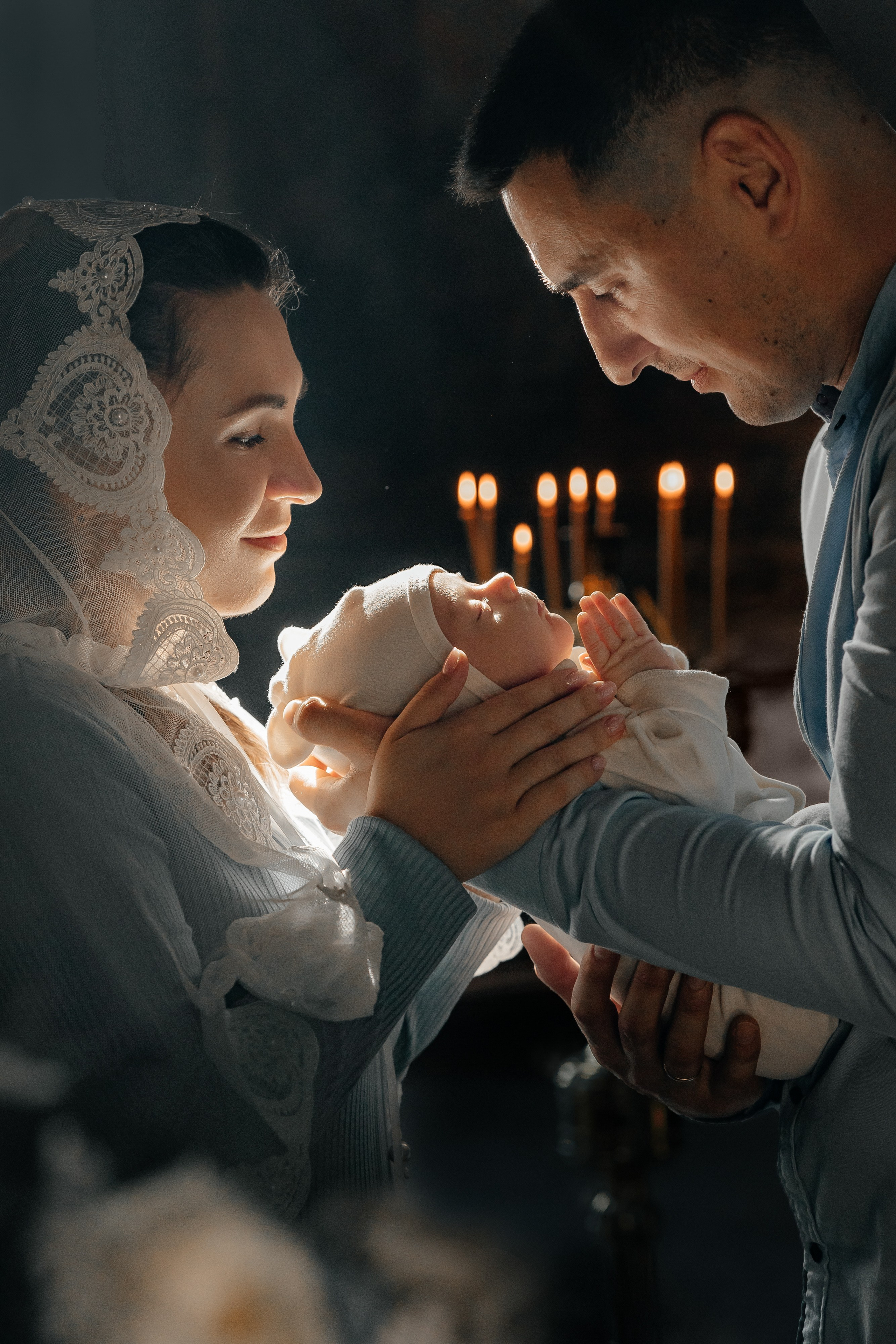 Таинство Крещения (постановочная съемка). Moscow_CPC