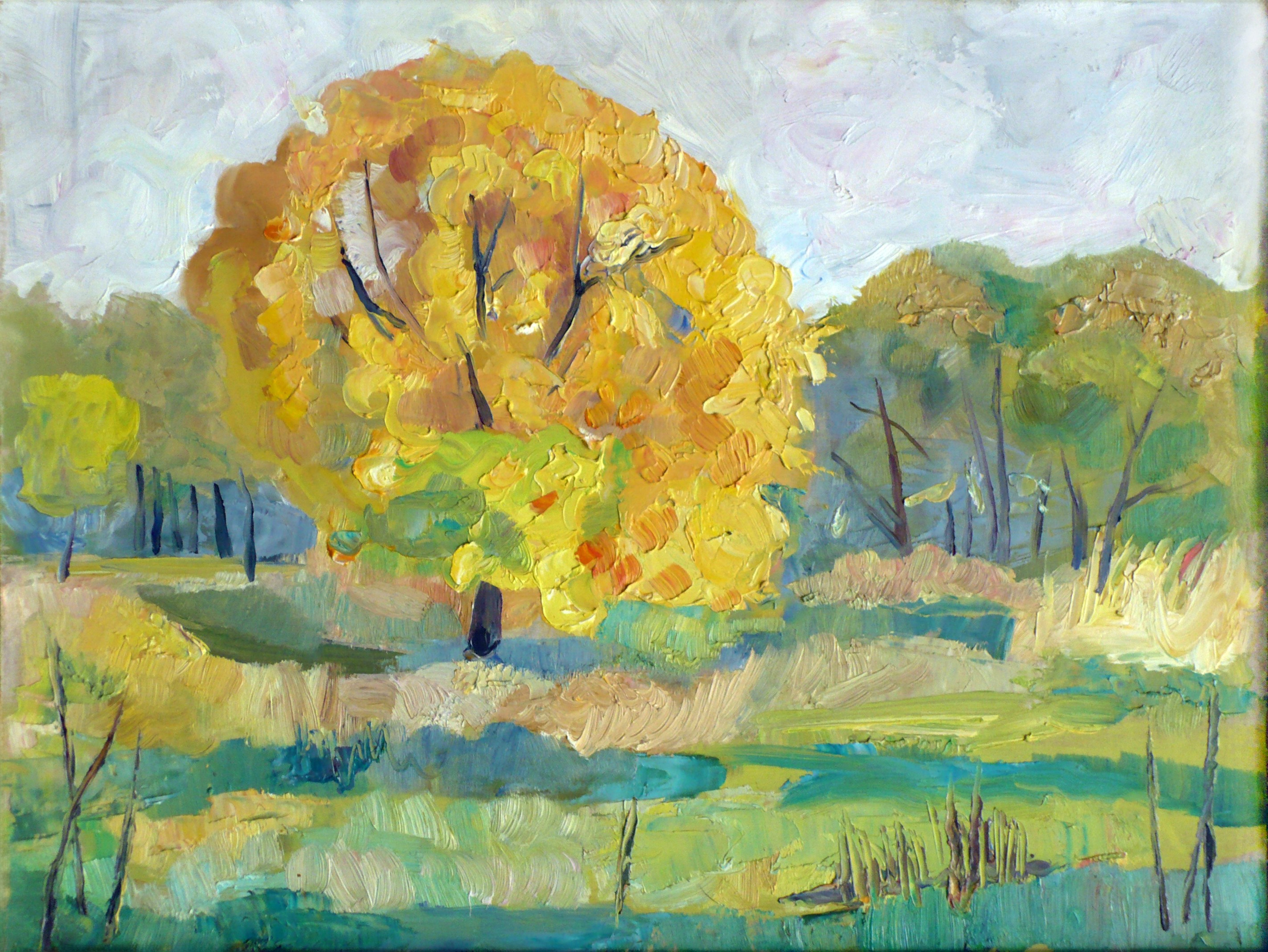 Пейзаж — художник Андреева Ирина. Художник в Липецке Ирина Андреева