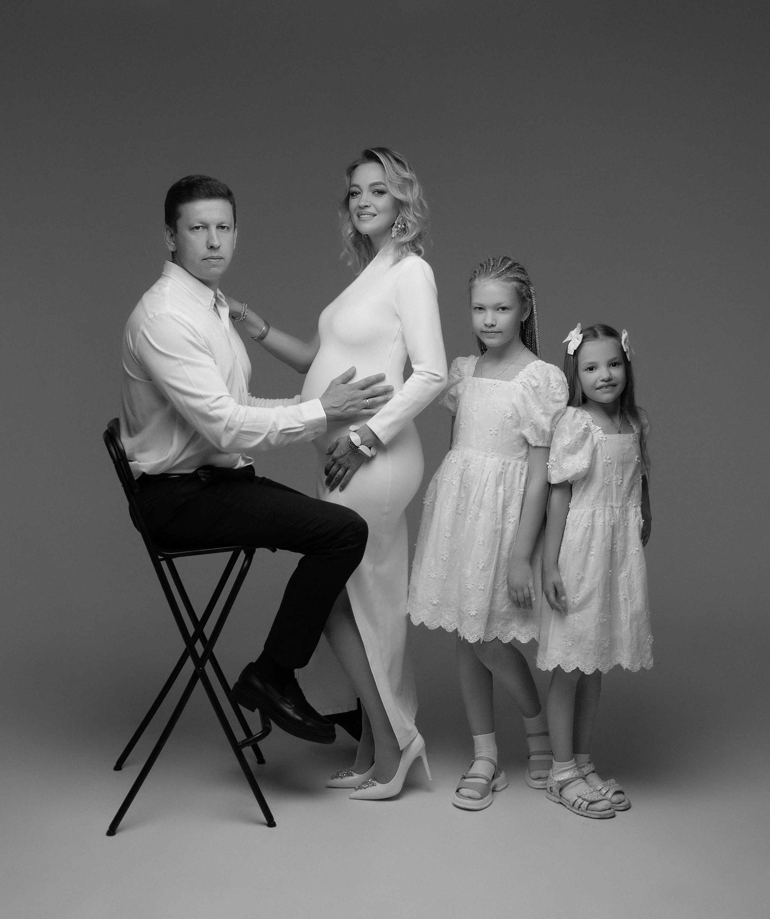 Надежда с семьёй. Фотограф беременности в Екатеринбурге Илона Филатьева