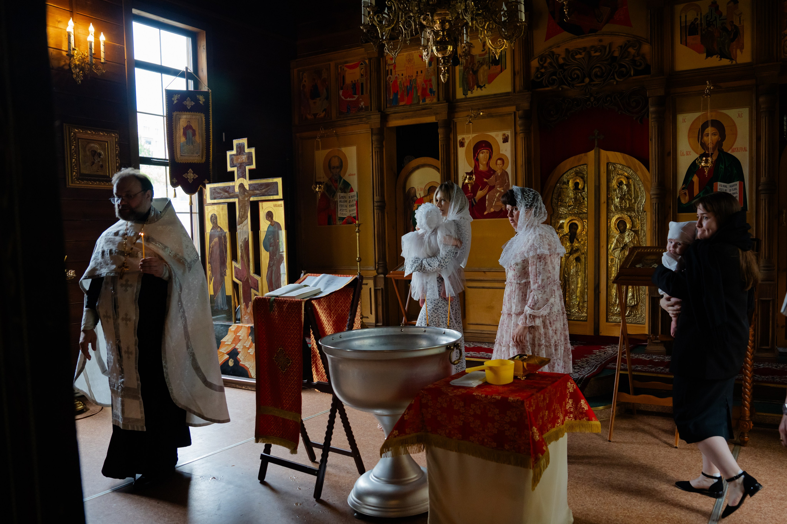 Таинство Крещения Евгении. Крамер Юлиана детский и семейный фотограф