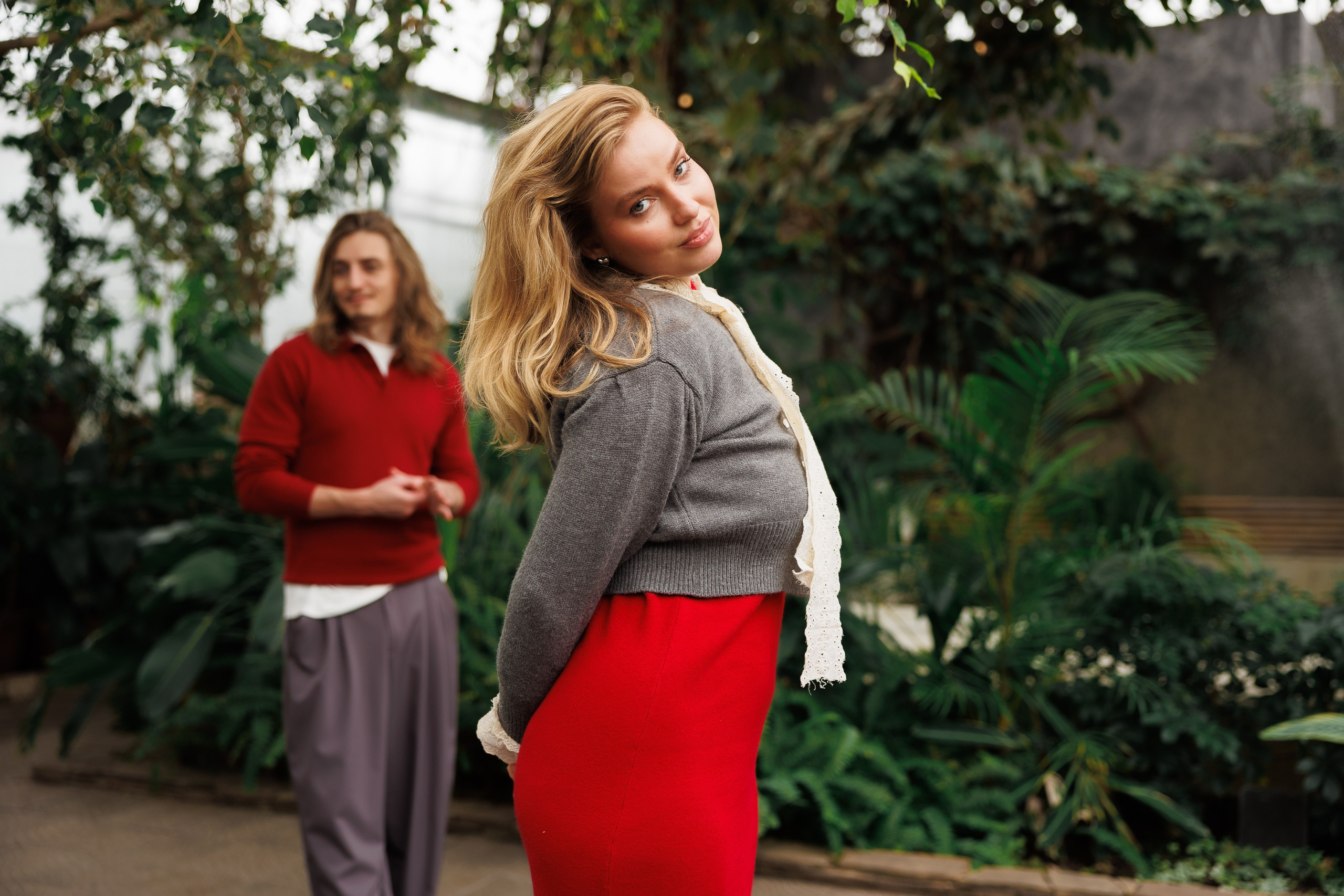 Предложение в оранжерее. Свадебный и семейный фотограф в Москве Красинская Мария