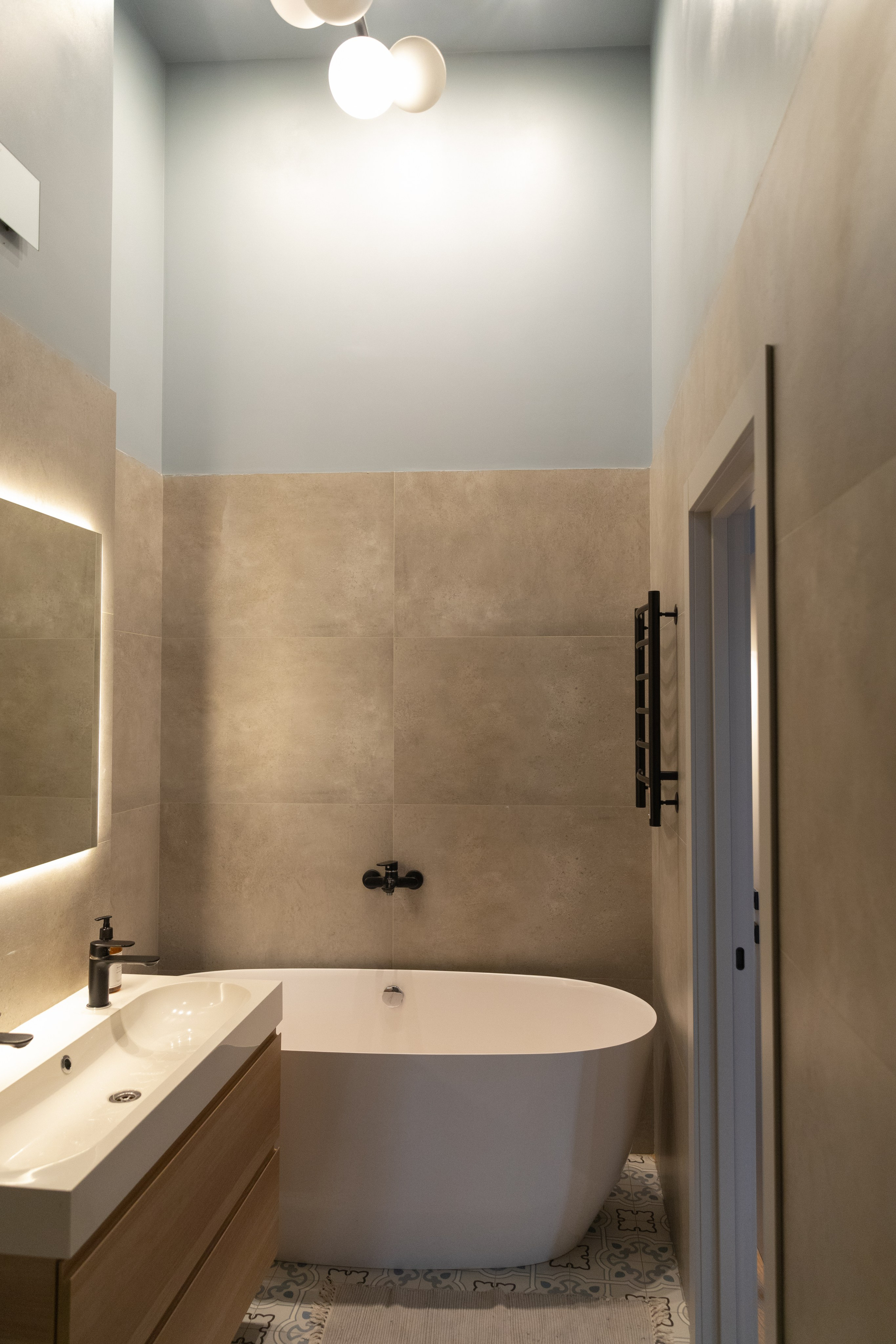 Квартира 110 м² в ЖК Стокгольм (совместная работа с Анной Арефьевой @anya.arefyeva). Push-design.ru