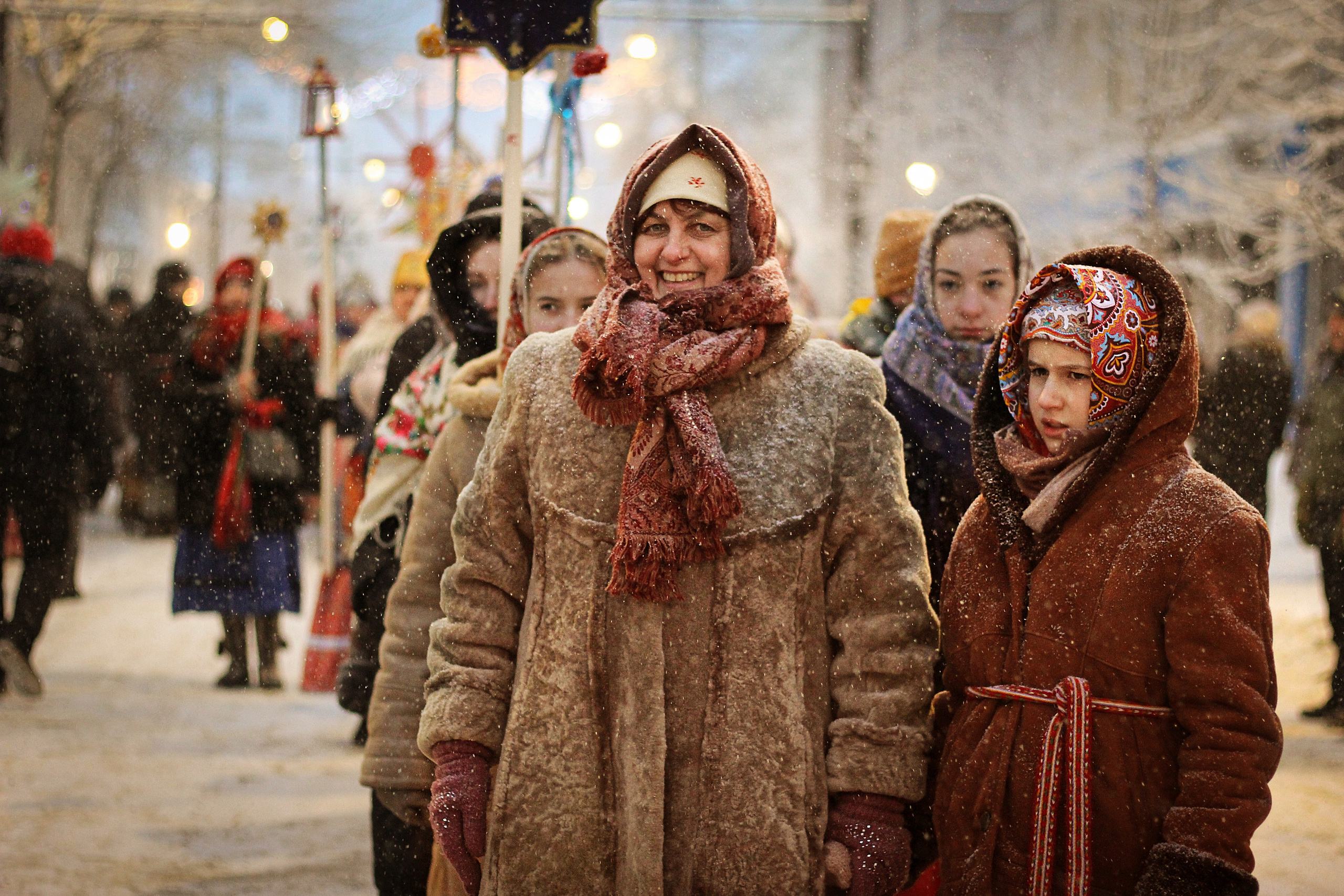 Рождественское шествие за звездой в Рыбинске