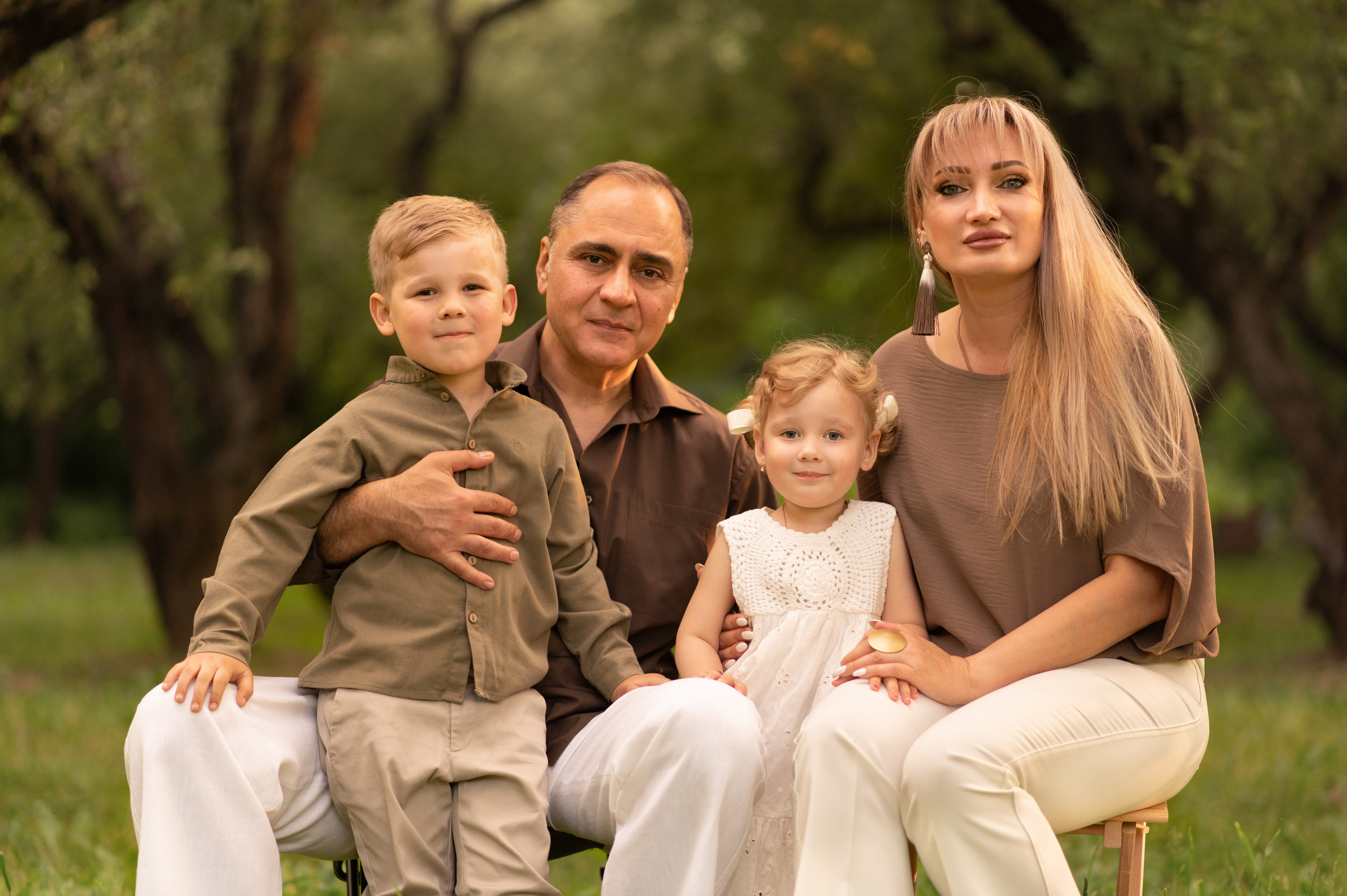 Семейная съемка на природе. Семейный и детский фотограф в Москве Анна Оськина