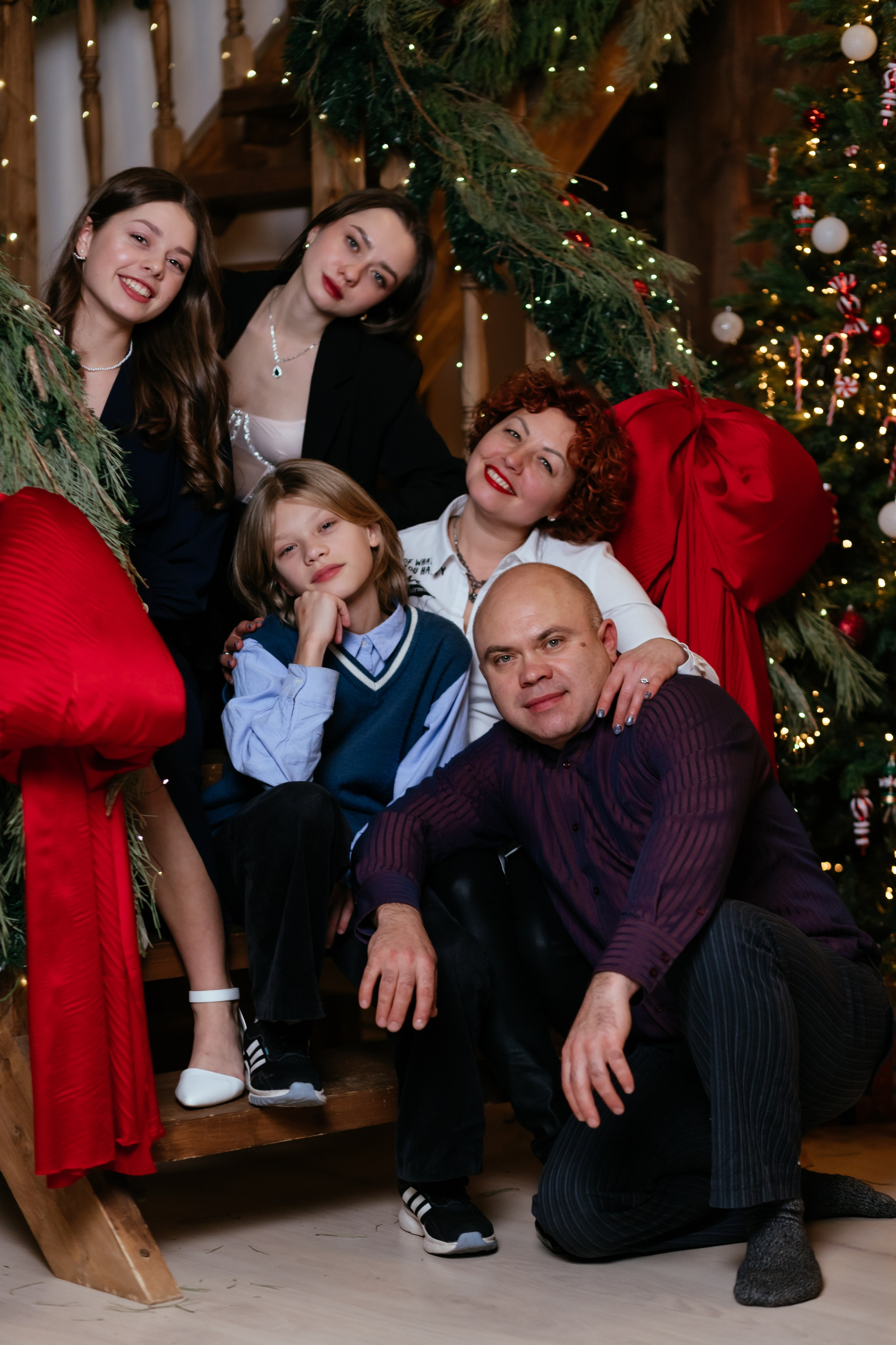 Новогодняя. Blenda photostudio. Семейный фотограф в Минске Приболовец Светлана