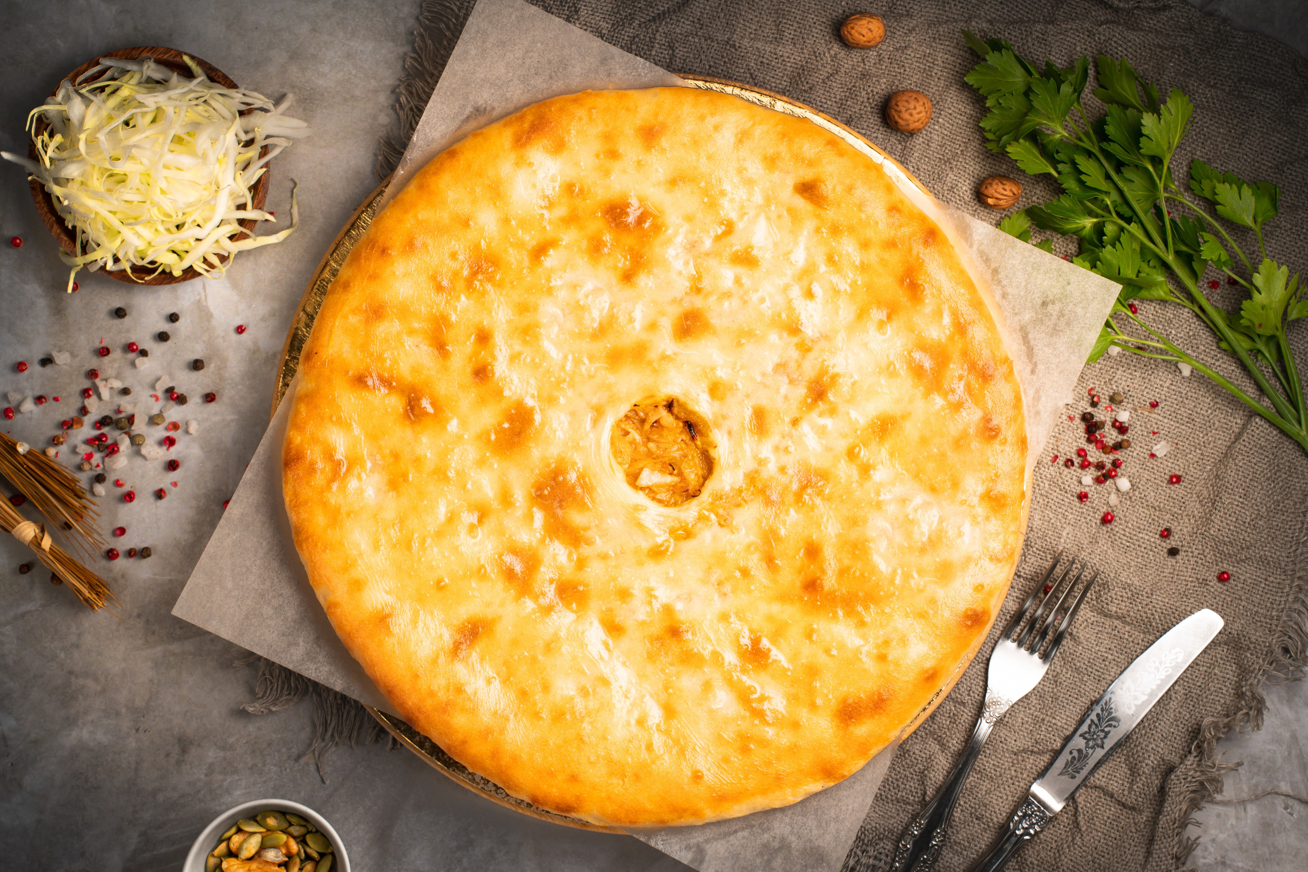 Осетинские пироги. Предметный и фуд-фотограф в Москве Анна Царенко