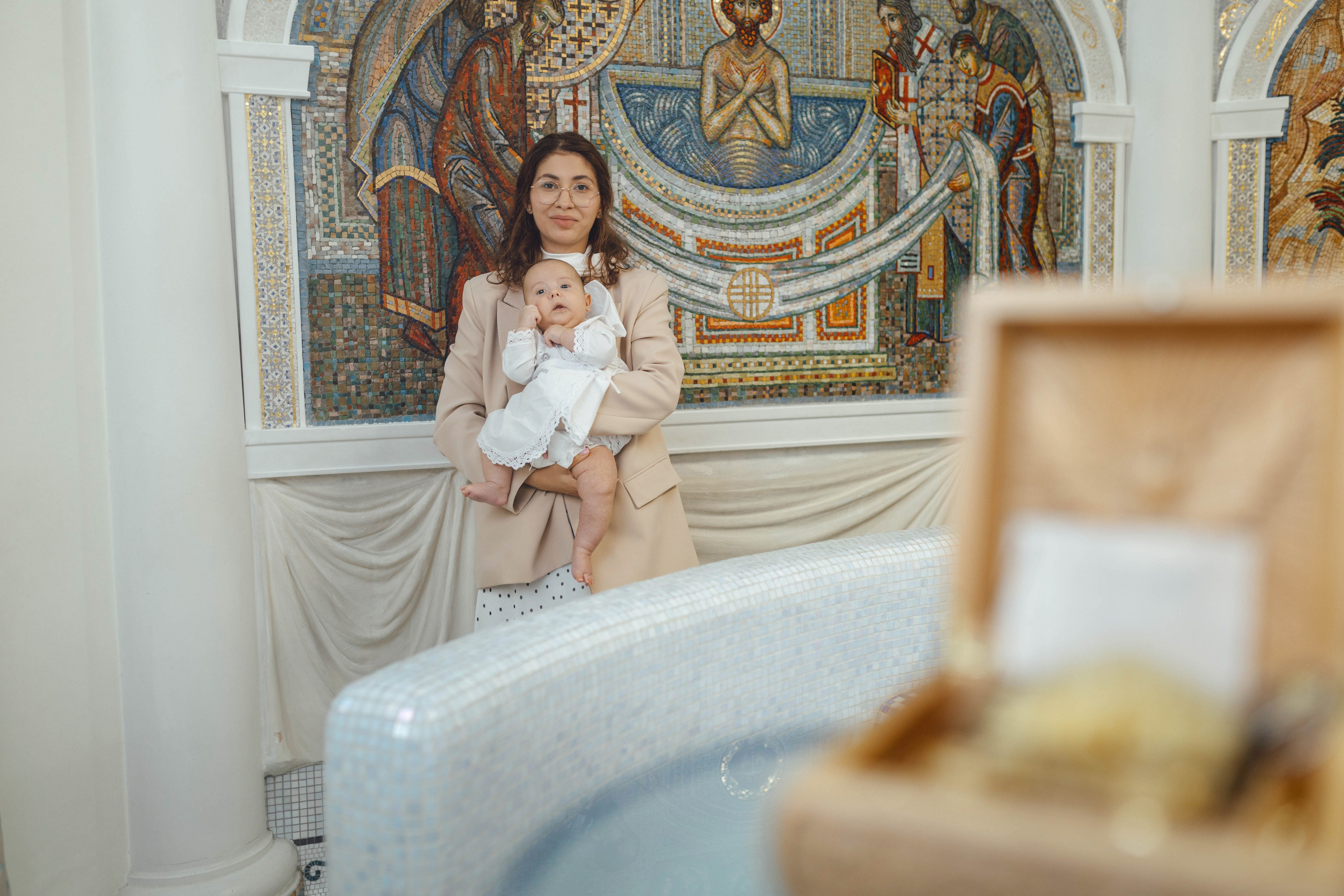 Крещение Павла, храм Святой Троицы, июль 2026. Свадебный и семейный фотограф Минск, Вера Климович
