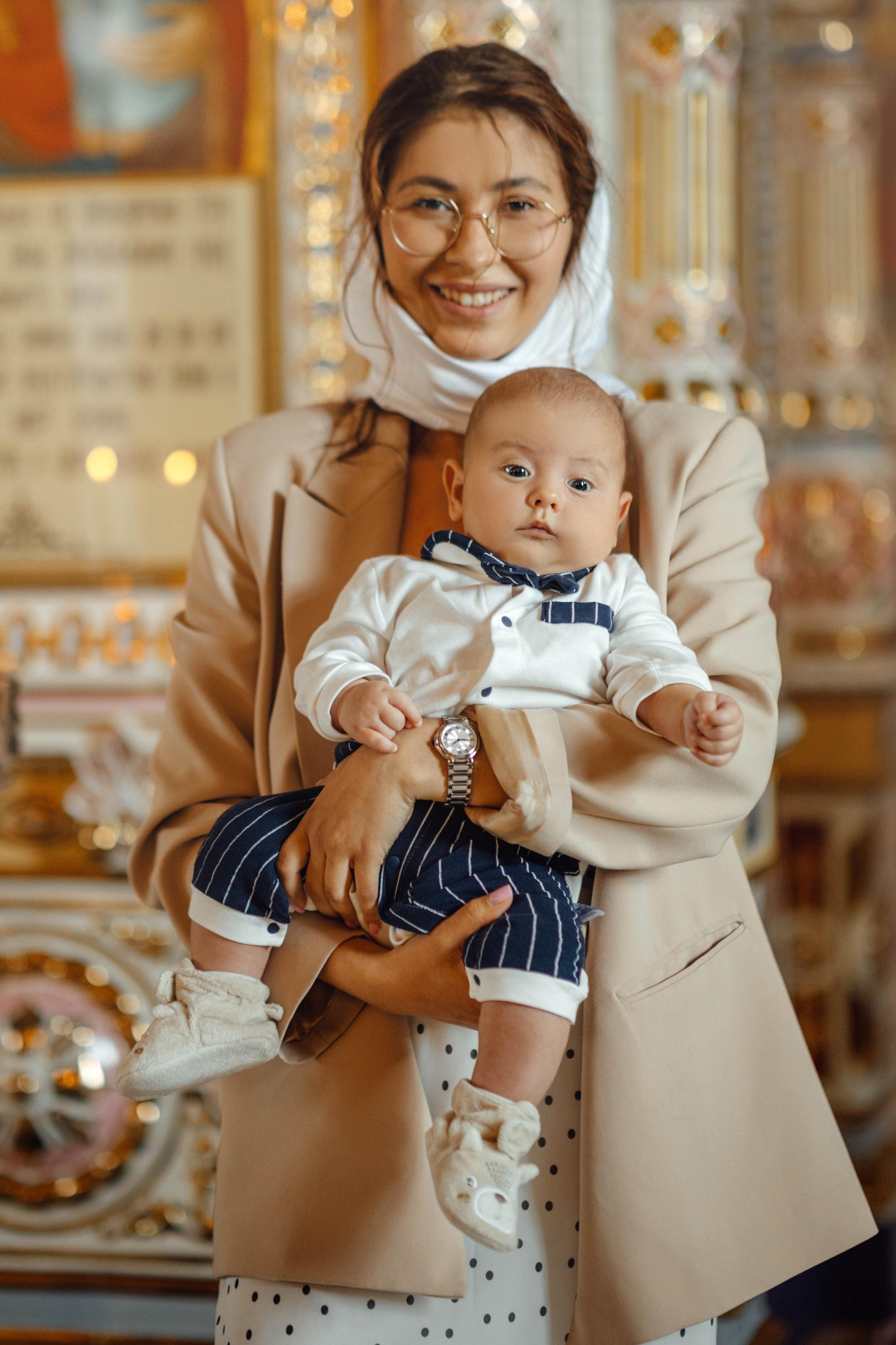 Крещение Павла, храм Святой Троицы, июль 2026. Свадебный и семейный фотограф Минск, Вера Климович