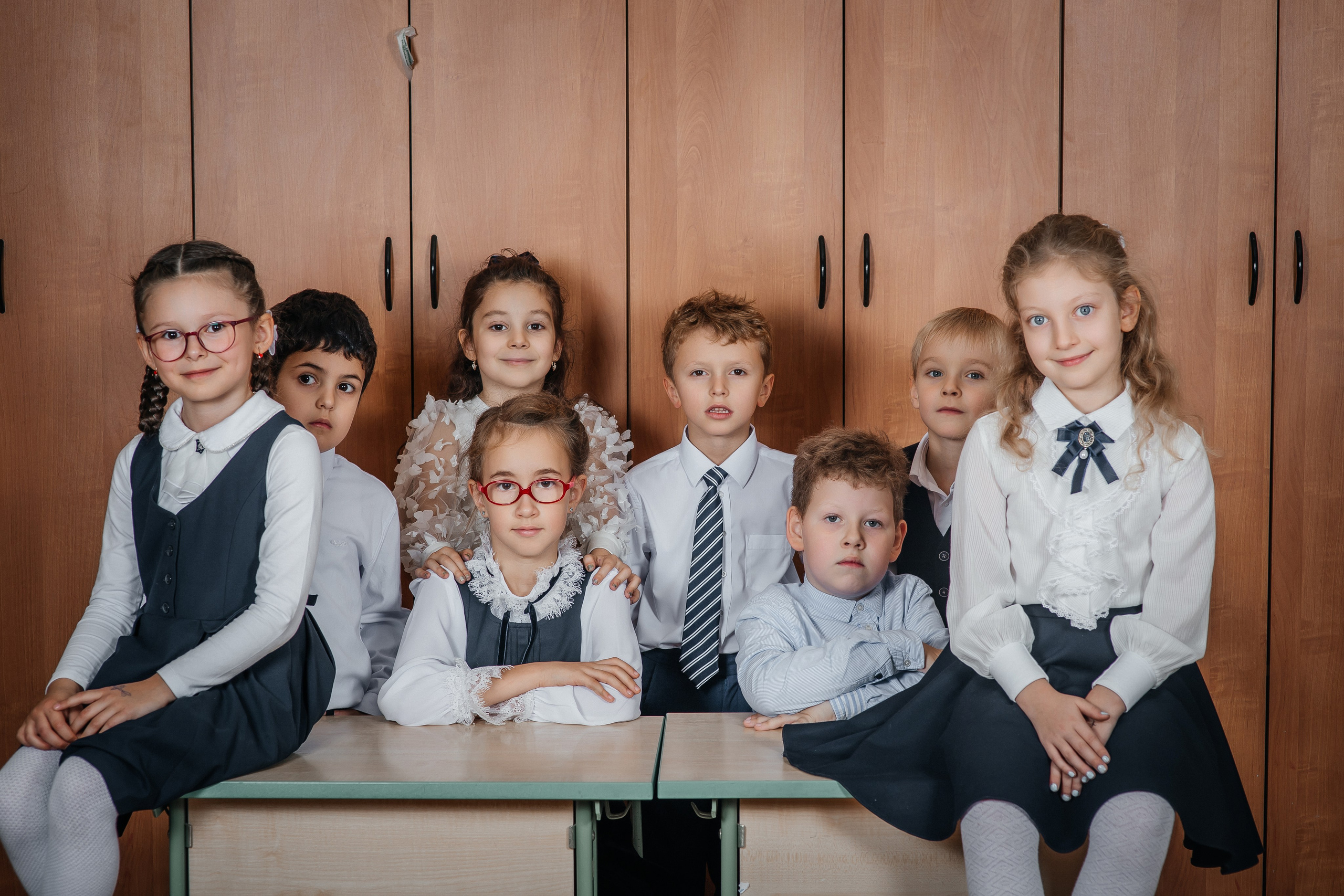 Первоклашки ГБОУ ЦОиС «Москва-98». Семейный фотограф в Москве Наталья Чуб, заказать Фотокнигу