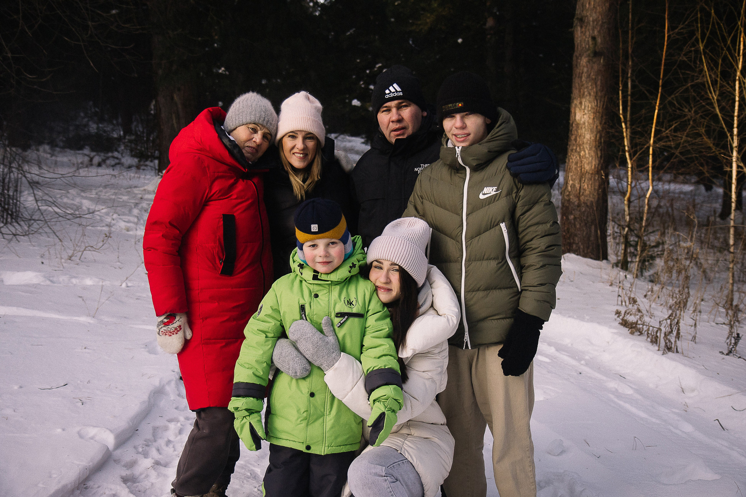 Семейная прогулочная фотосессия. Семейный фотограф в Томске Максимова Екатерина