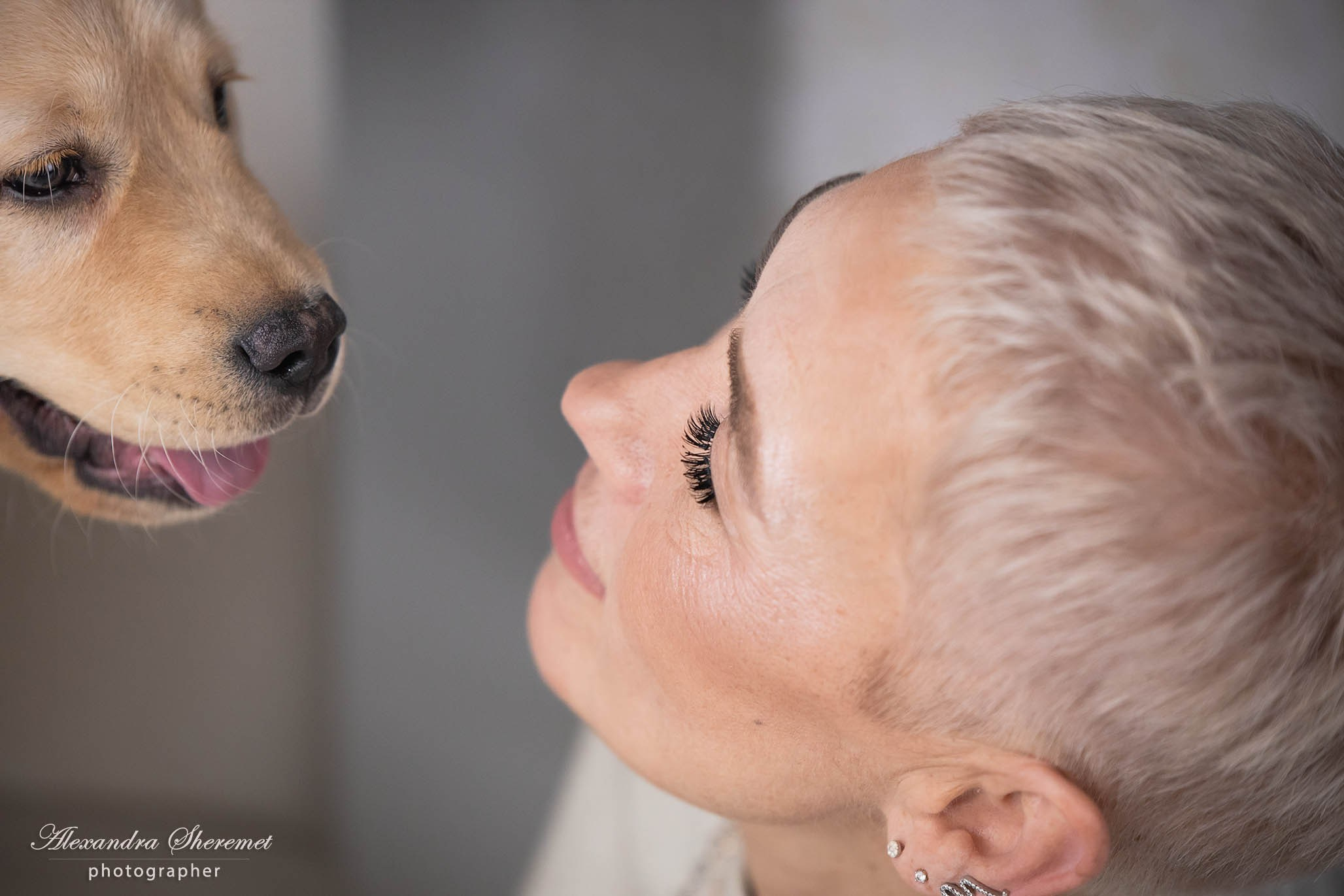 Оксана & лабрадор. Фотограф-анималист Александра Шеремет