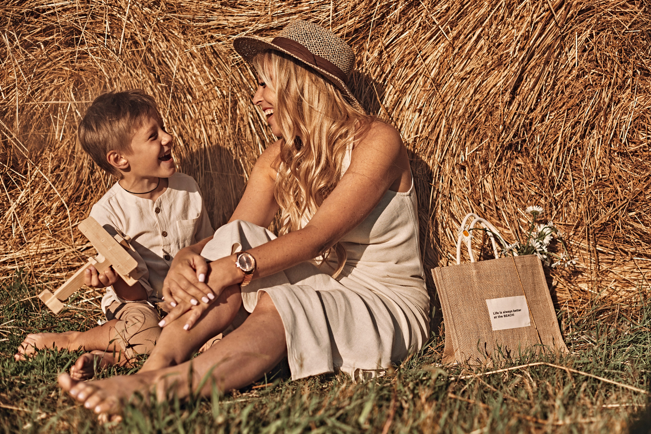 Оля с сыном. Главная