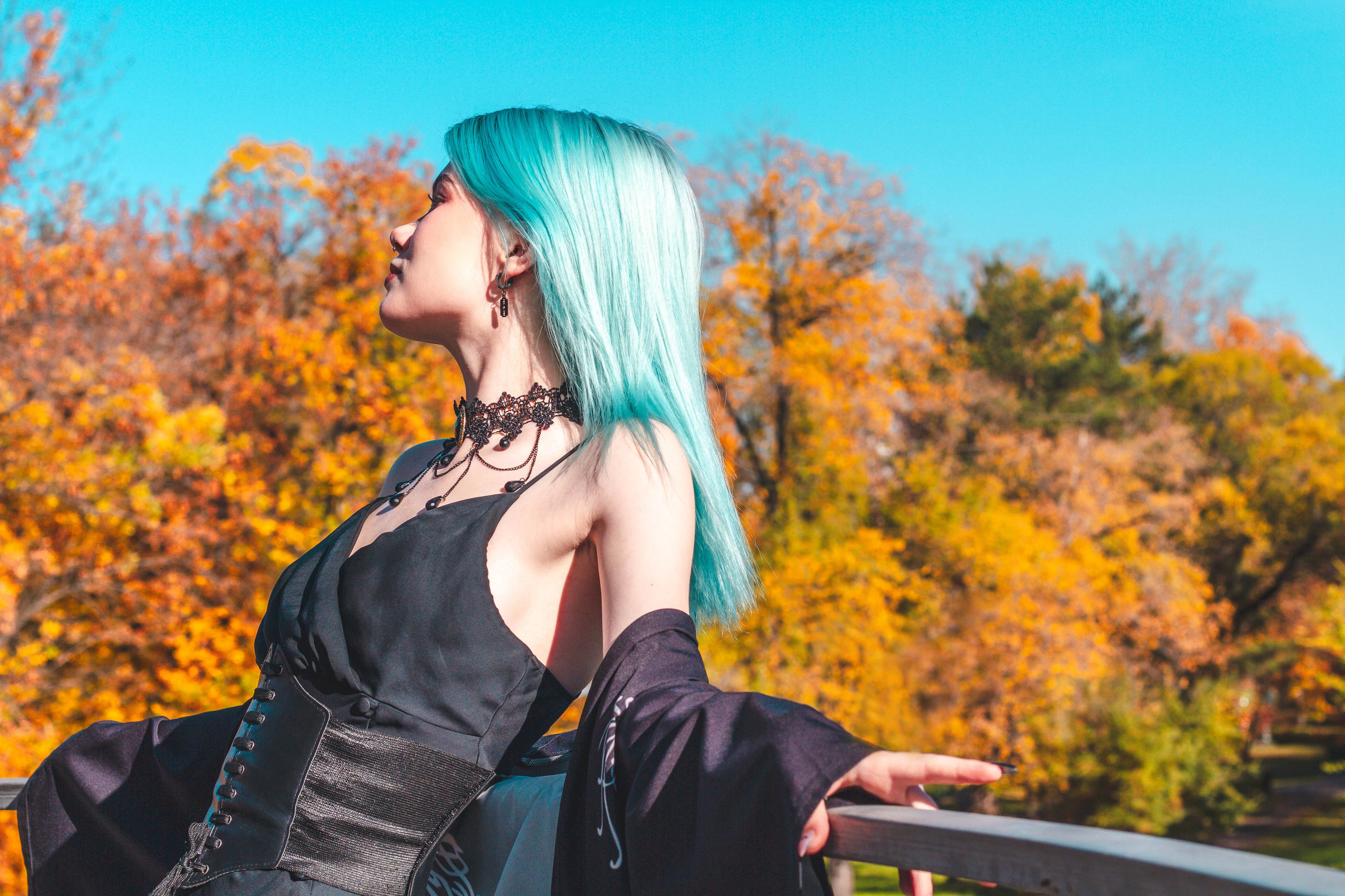 Осень. Фотограф в Новокузнецке