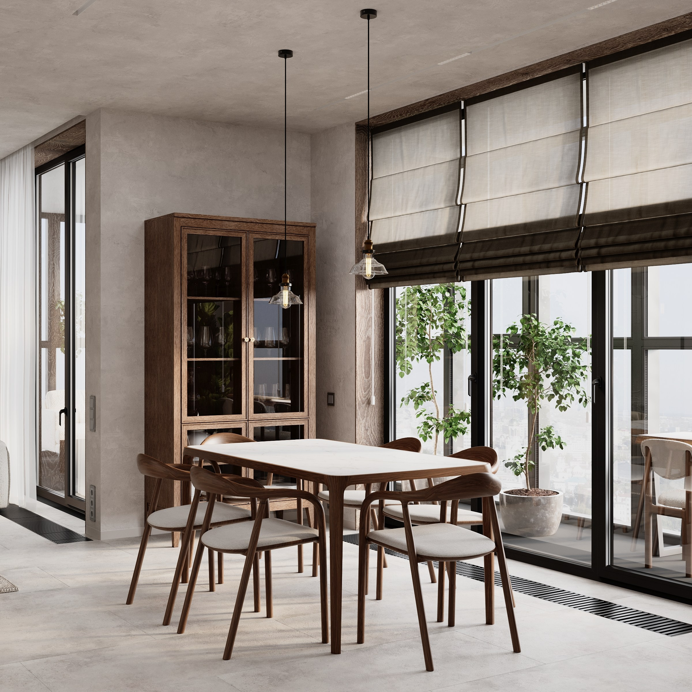 Квартира в Москве 2. Визуализация дизайна интерьера