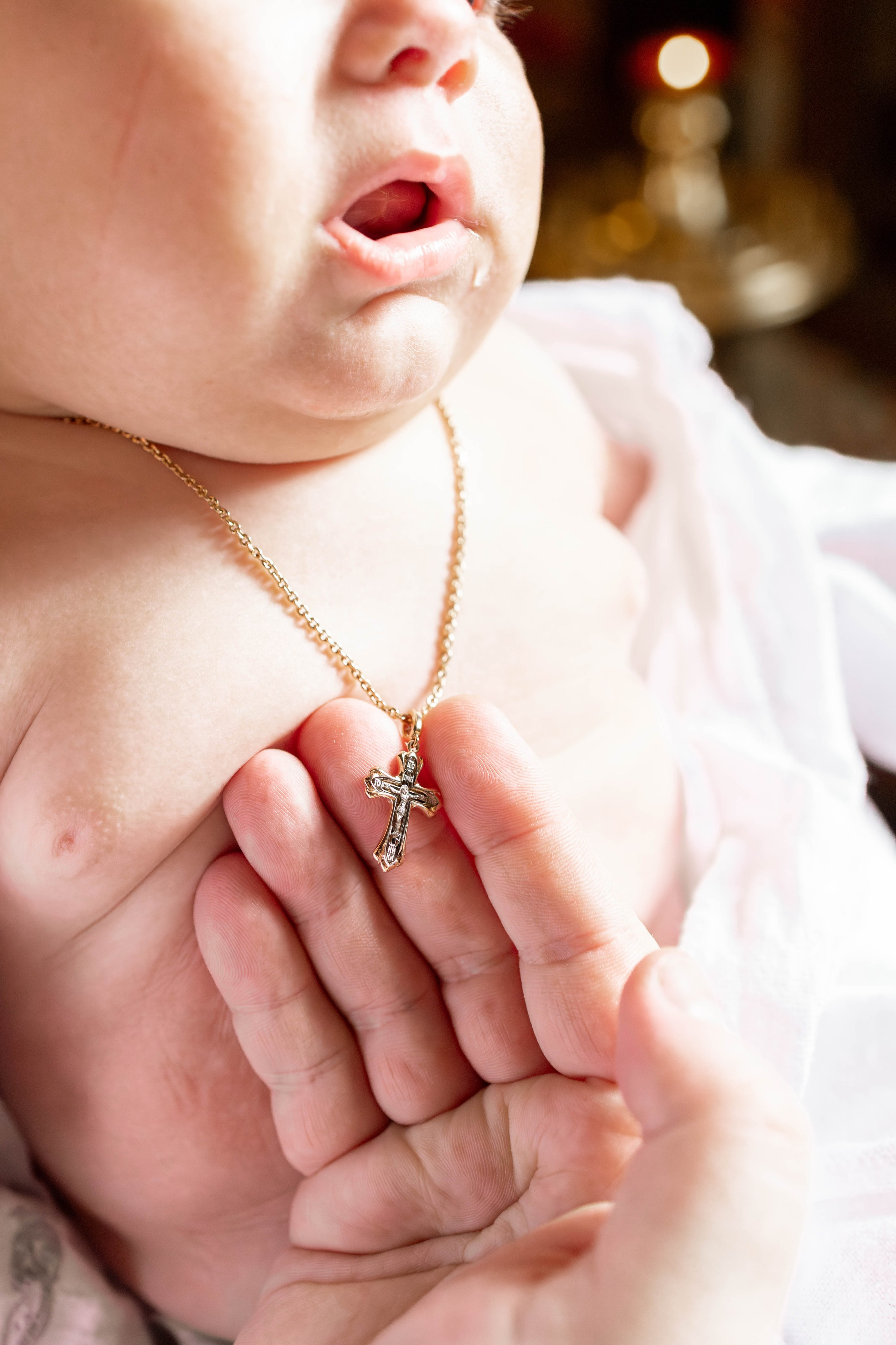 Таинство Крещения Евгения. Фотограф новорождённых Newborn Москва