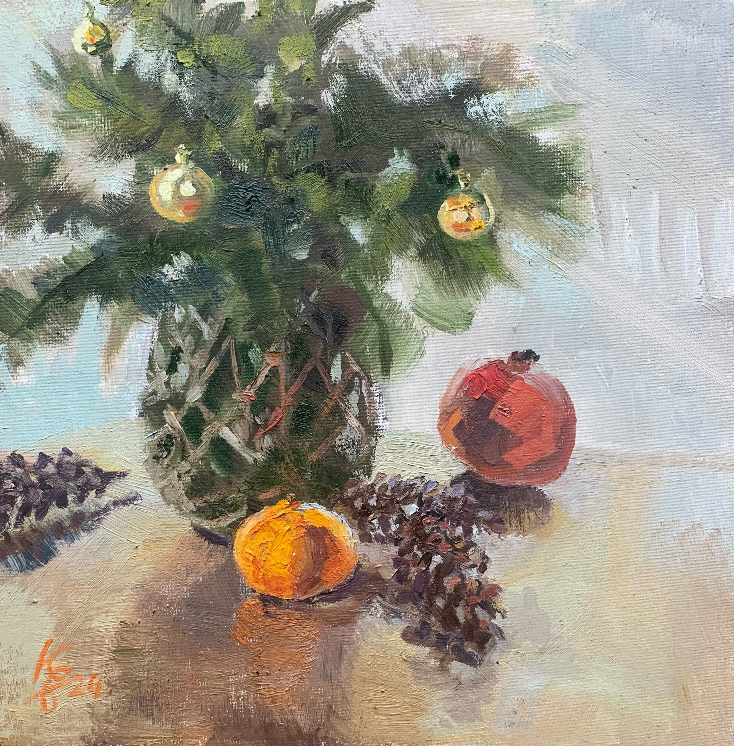 В ожидании… 40х40 к-х-м 2024