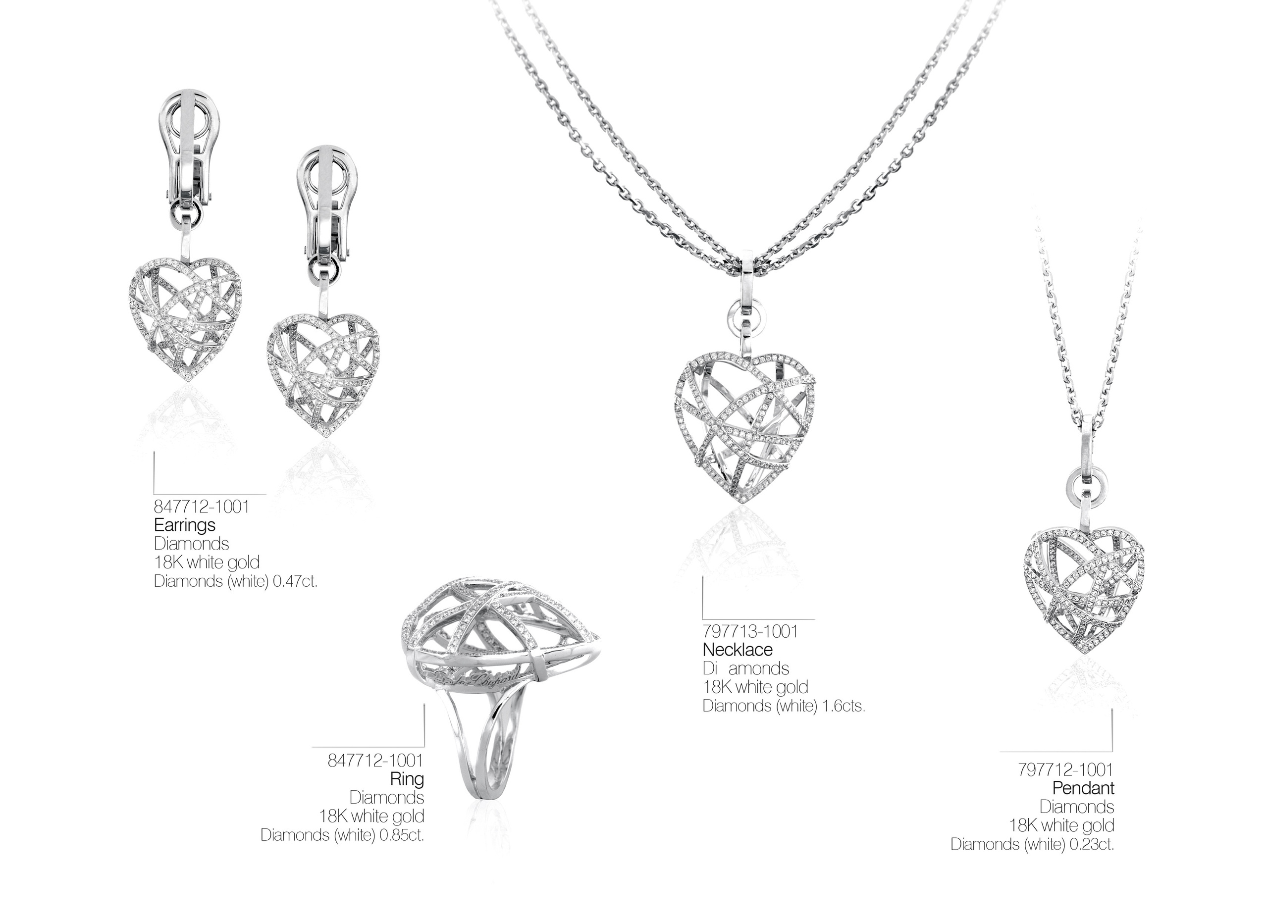 Профессиональная каталожная съёмка колье с бриллиантами, ювелирная студийная постановка, мягкий рассеянный свет