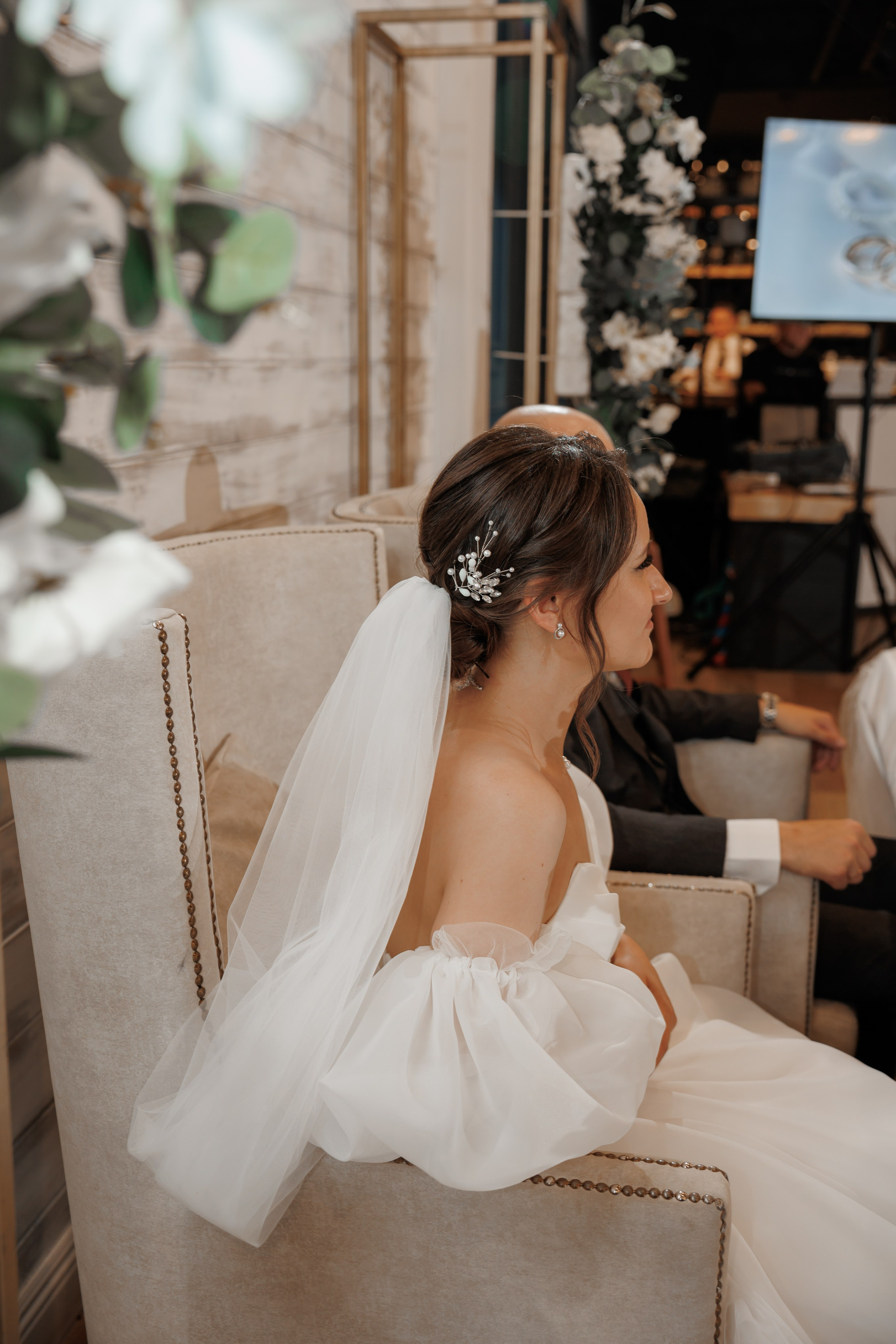 Полина и Дмитрий, загородный клуб «Барин», ЗАГС в г. Пушкино. Свадебный и репортажный фотограф (Москва, Королев и другие)