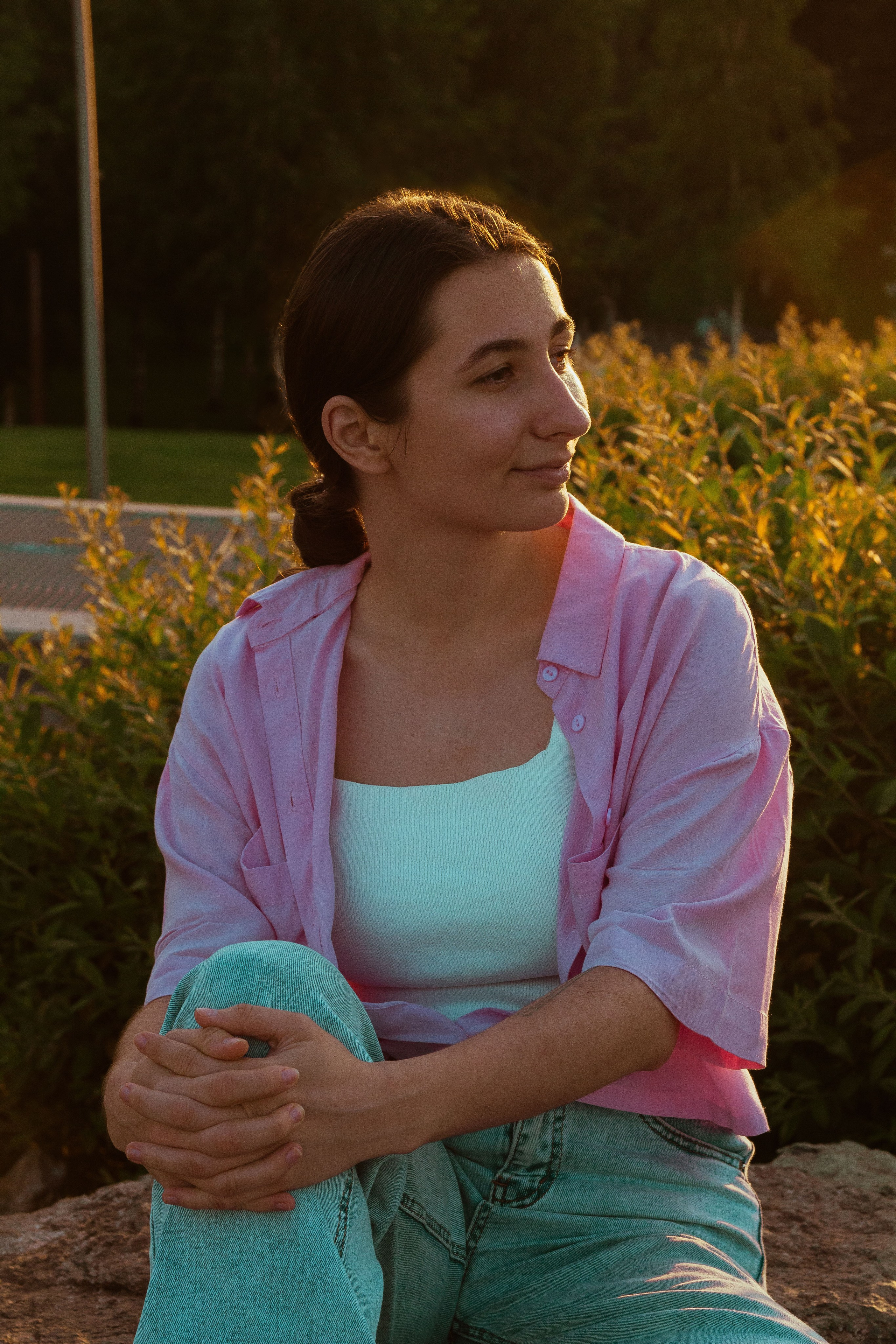 Тень на закате. Фотограф Москва, портрет, стрит, репортаж. Художественная фотосессия