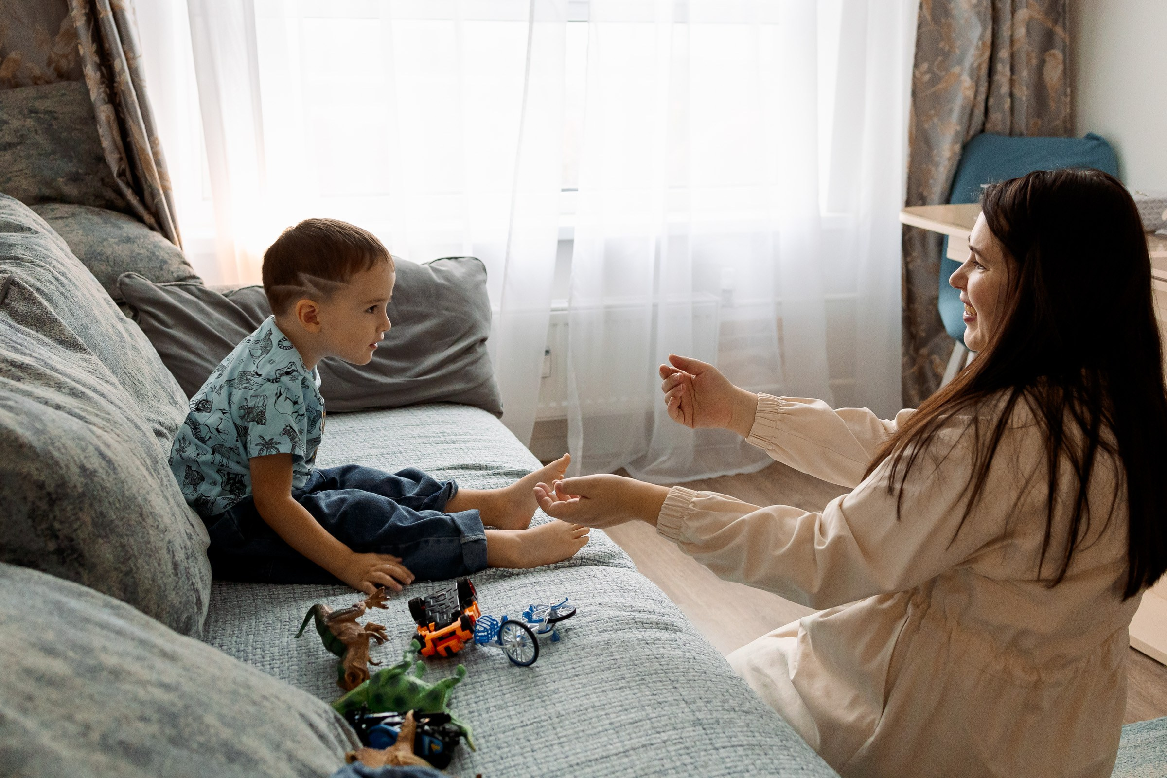 Весело дома. Семейный Фотограф в Москве Евгения Симоненко
