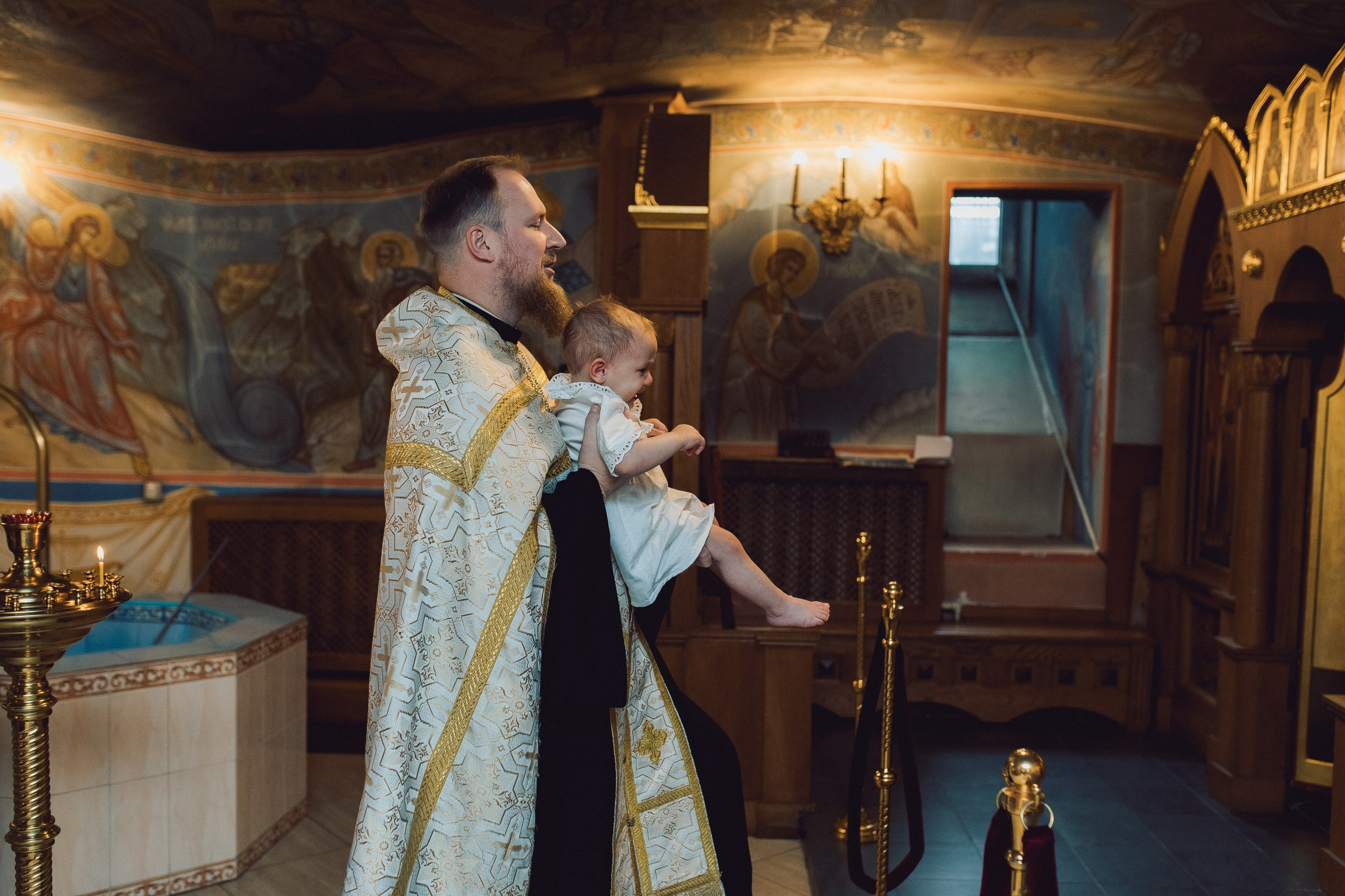 Крещение в Троицком соборе