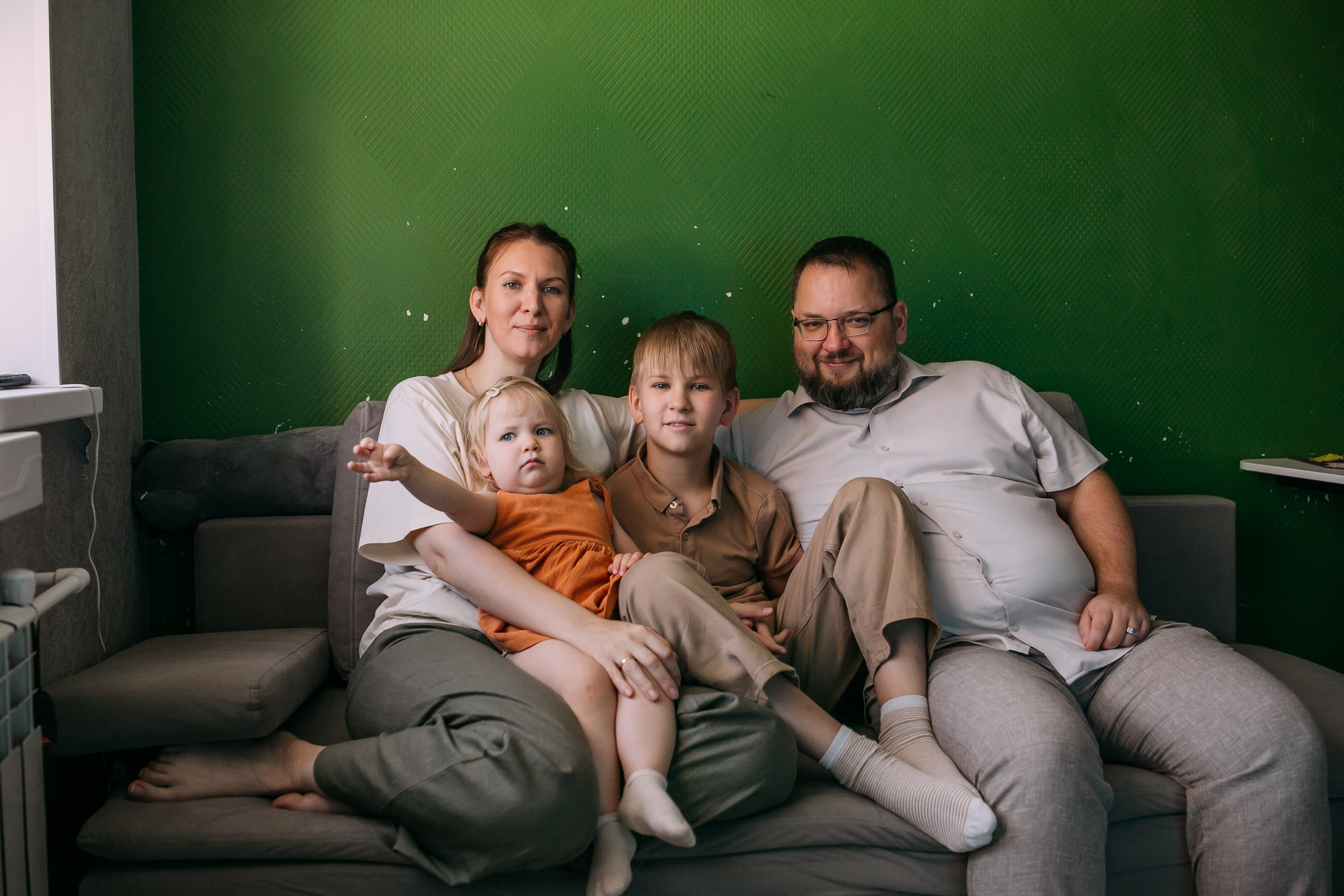 Илья, Тася, Гоша, Юля. Семейный фотограф в Волгограде Надежда Головко