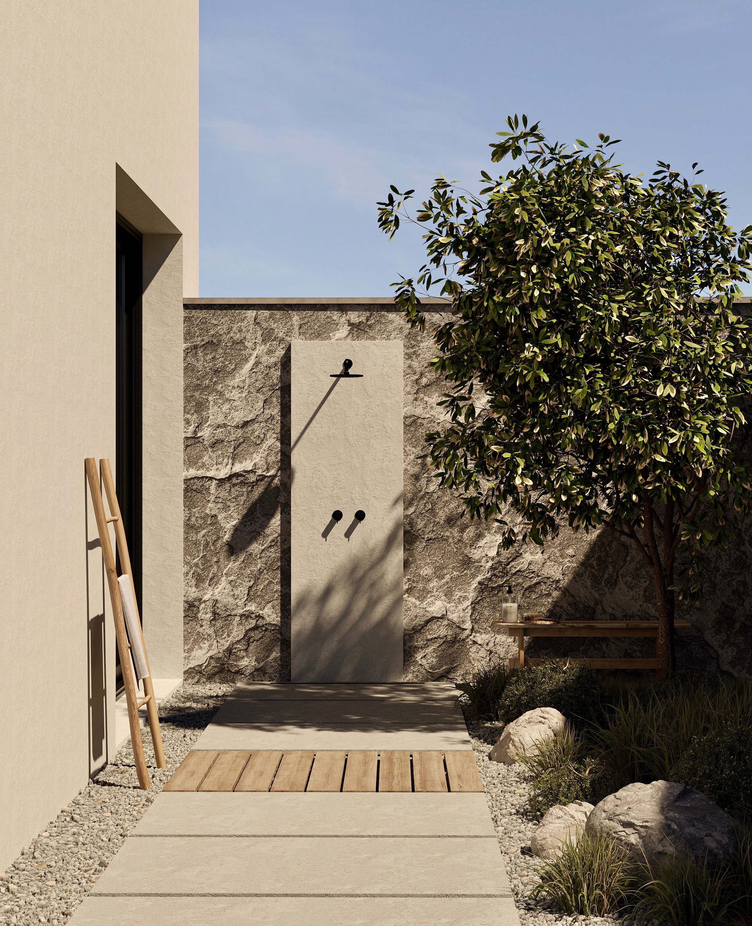 3Д Визуализация участка у дома 