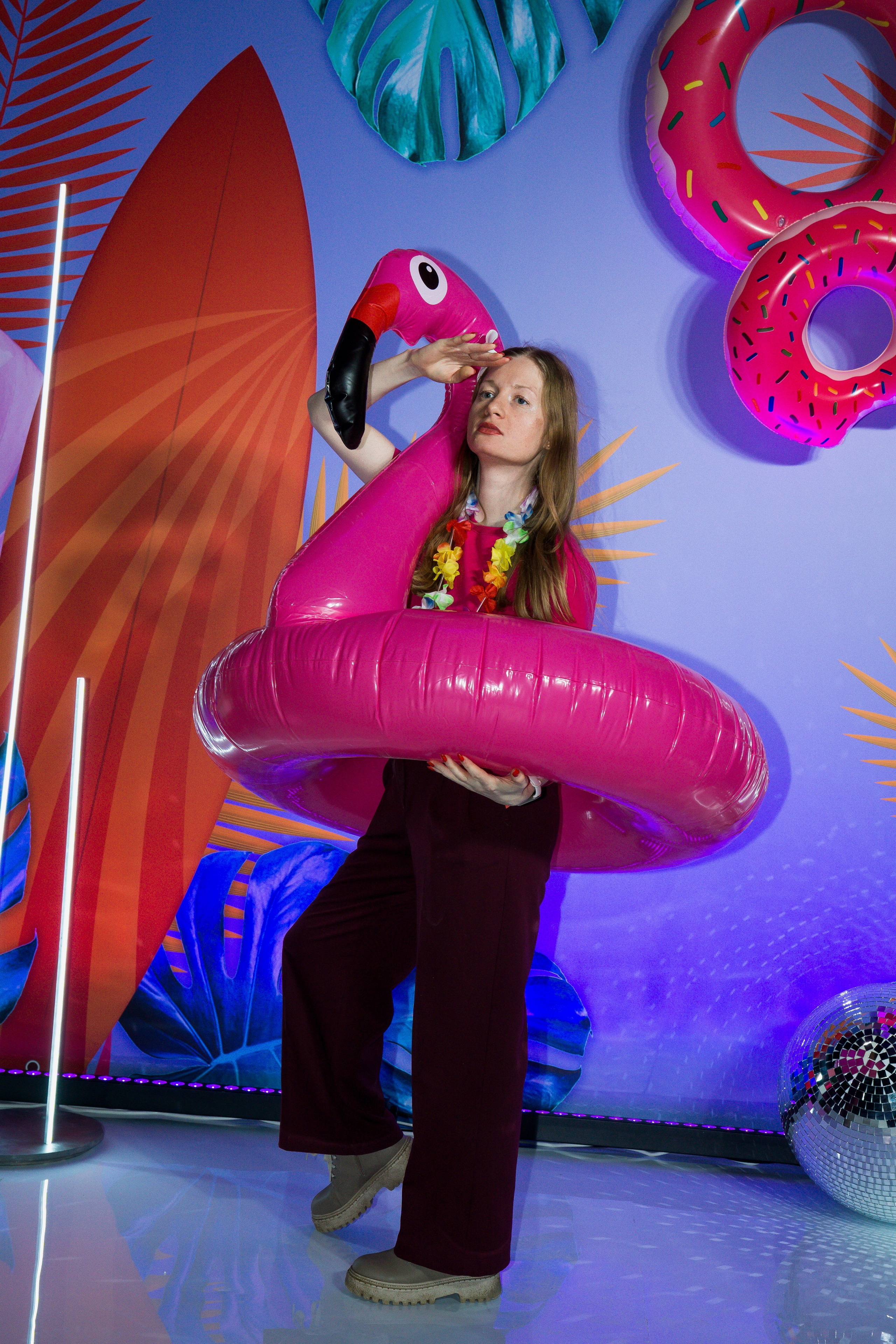 МТС корпоратив Гавайская вечеринка. Фотограф